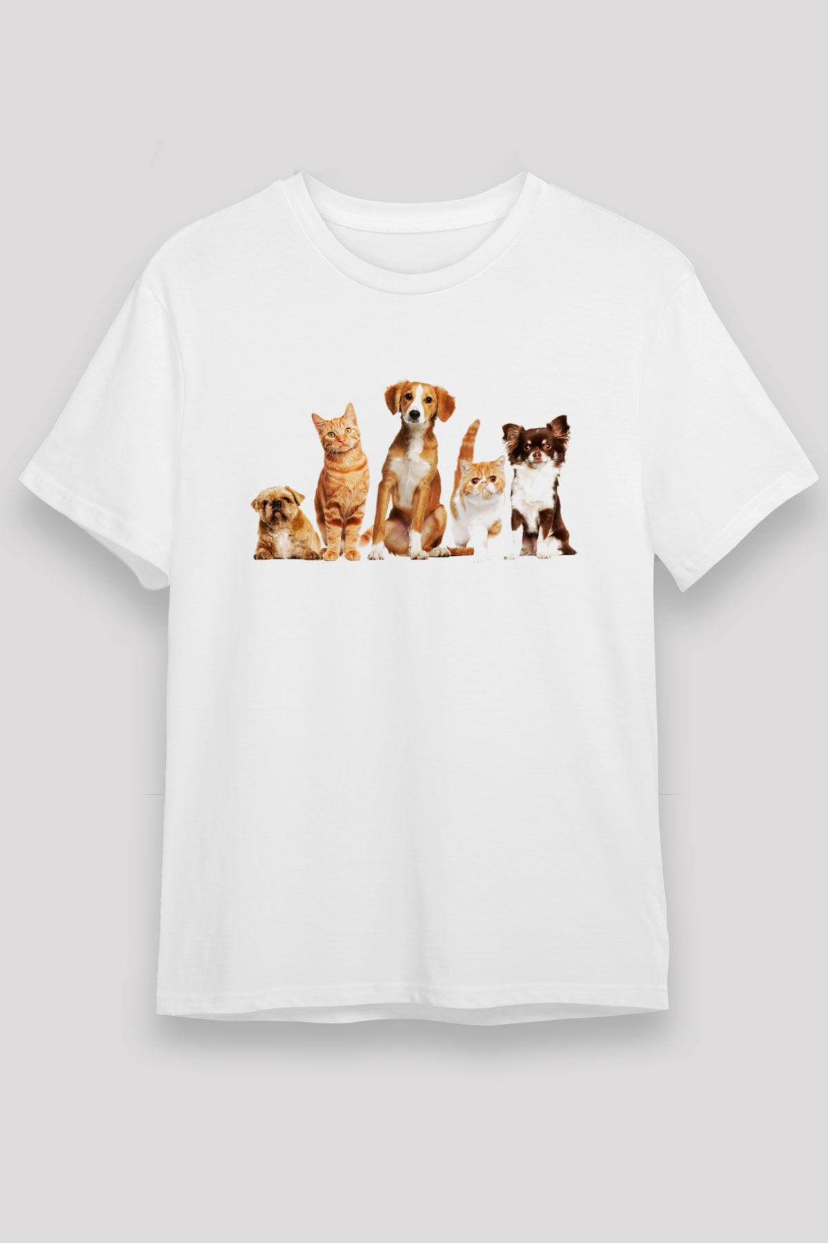 Veteriner Beyaz Unisex Tişört T-Shirt - TişörtFabrikası