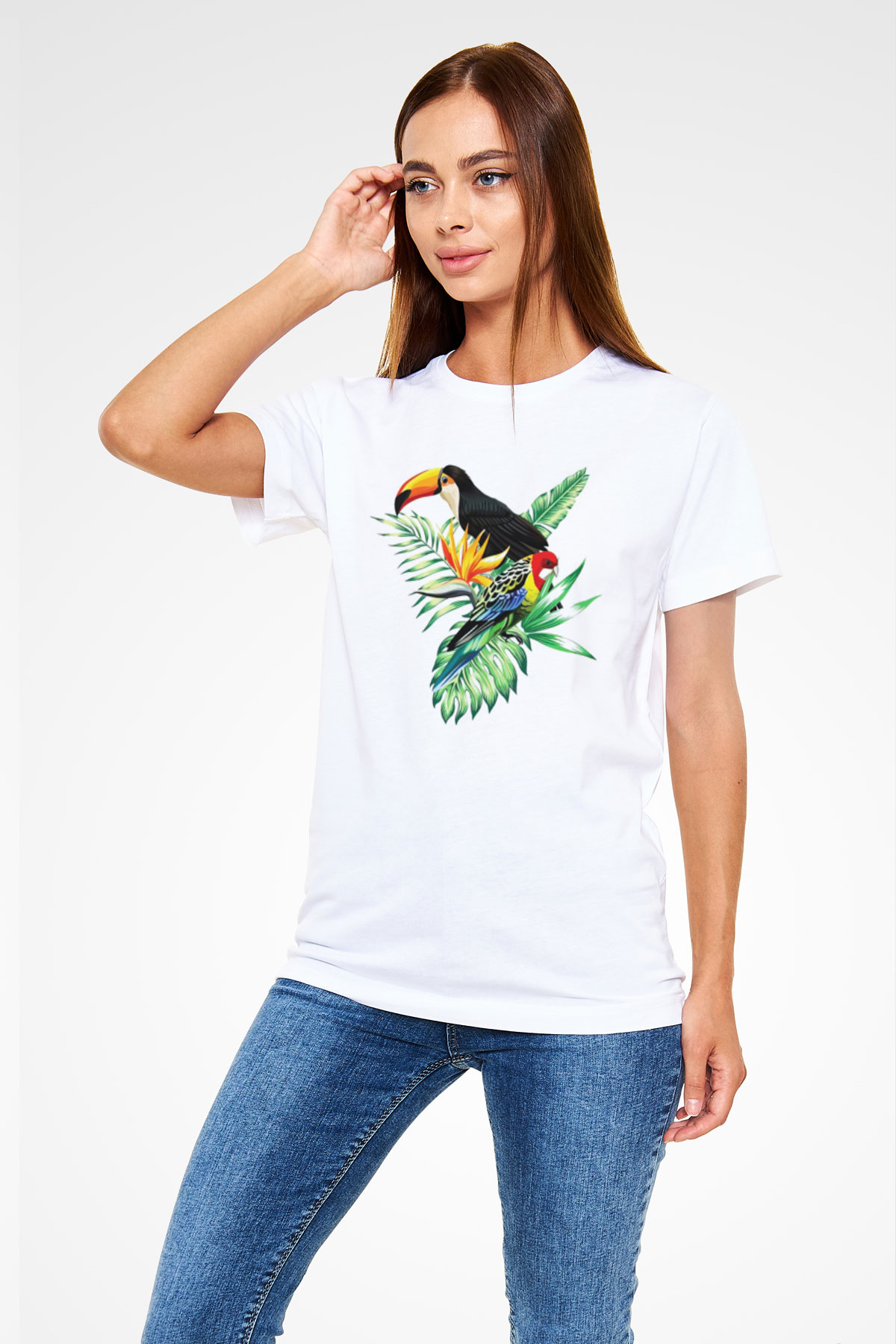 Veteriner Beyaz Unisex Tişört T-Shirt - TişörtFabrikası
