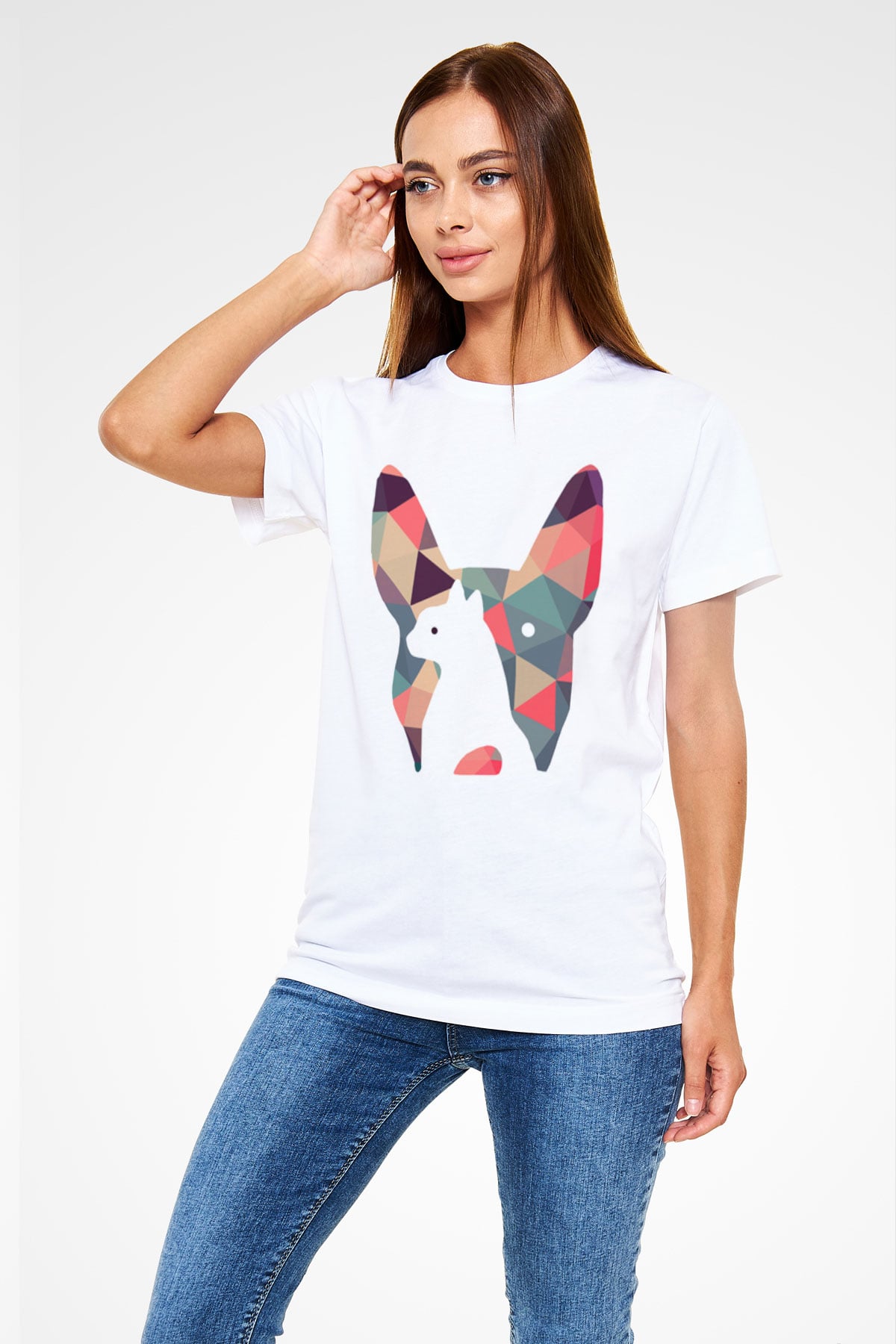 Veteriner Beyaz Unisex Tişört T-Shirt - TişörtFabrikası