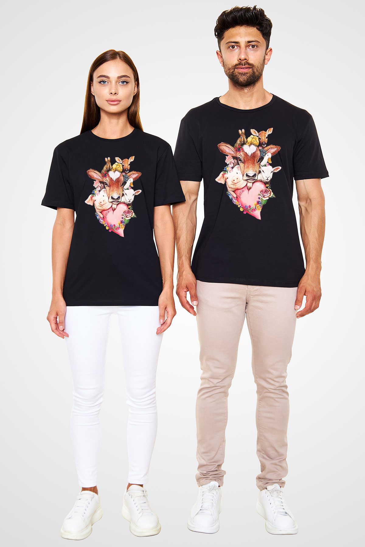 Veteriner Siyah Unisex Tişört T-Shirt - TişörtFabrikası