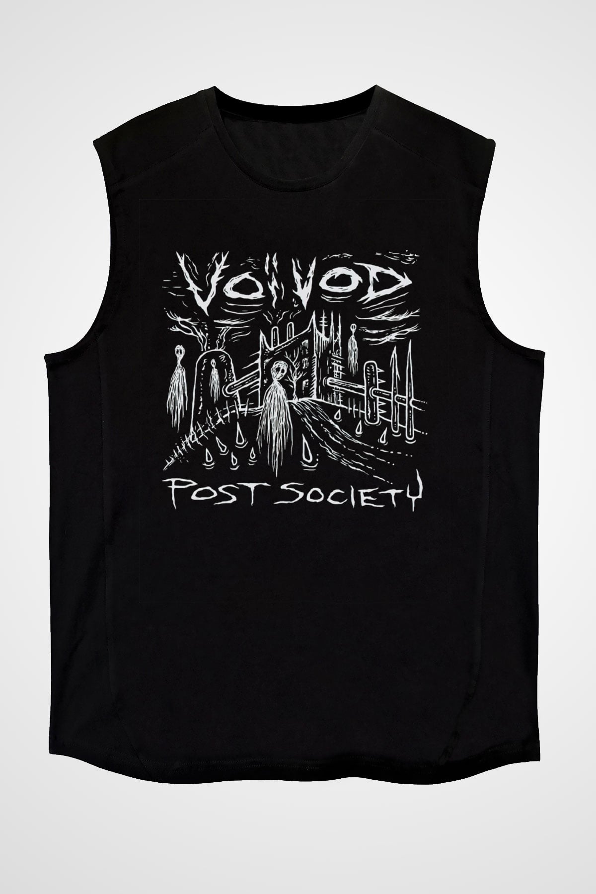 Voivod Siyah Unisex Kolsuz Tişört