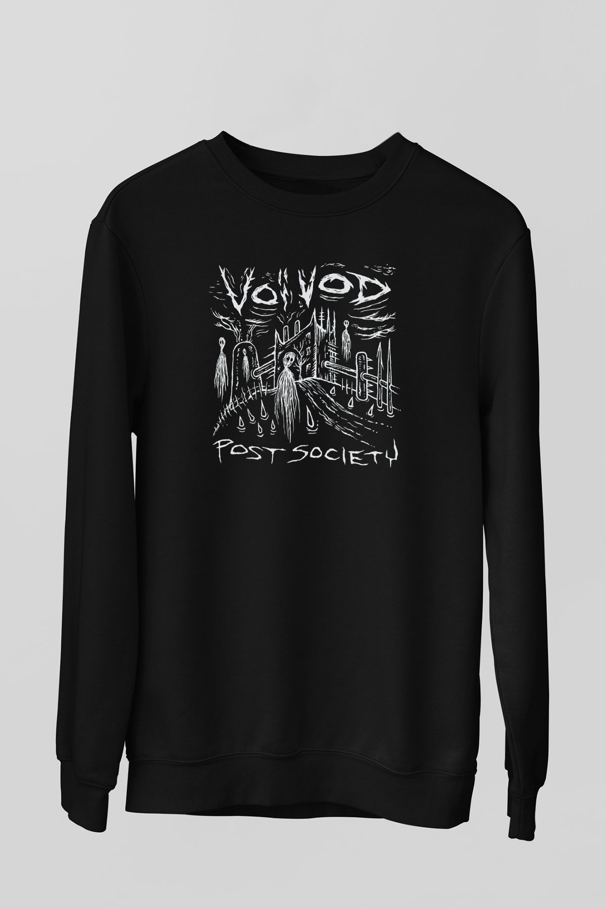 Voivod Siyah Unisex Sweatshirt
