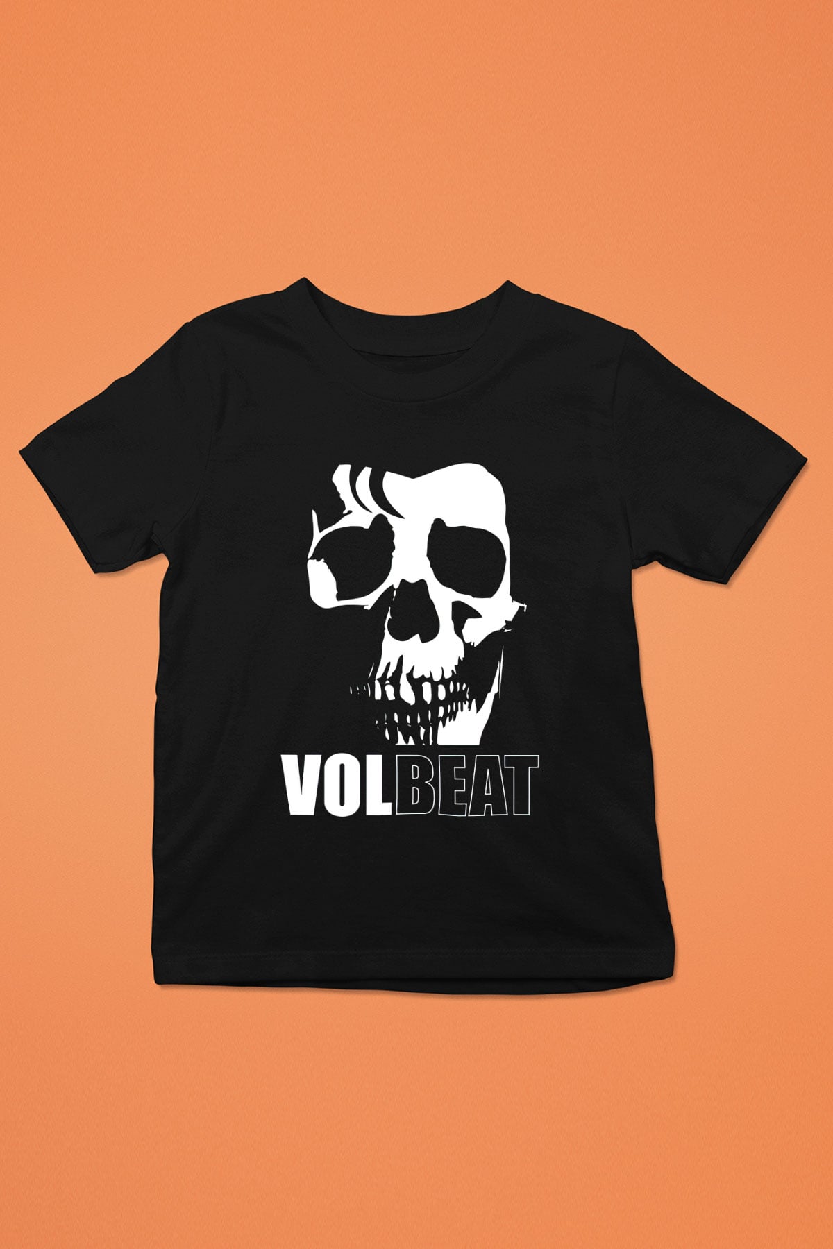 Volbeat Baskılı Siyah Unisex Çocuk Tişört