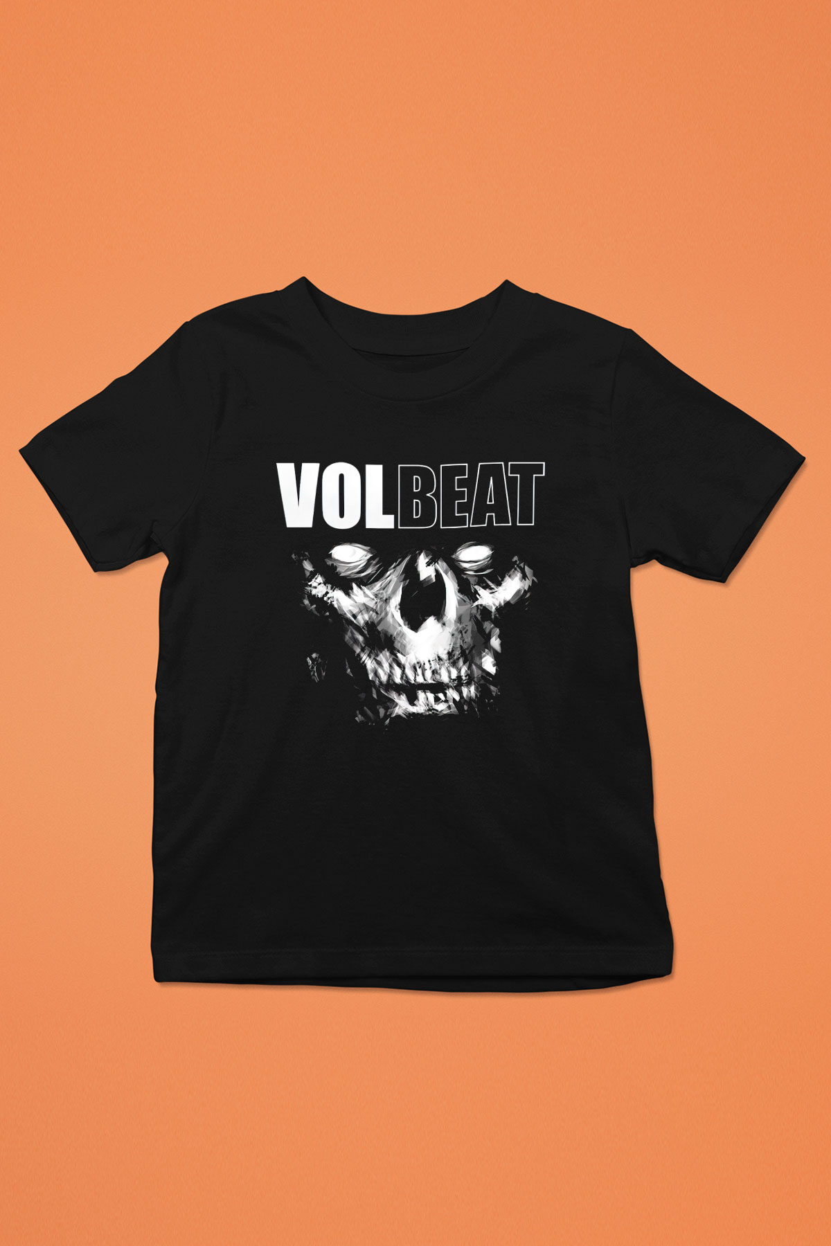 Volbeat Baskılı Siyah Unisex Çocuk Tişört