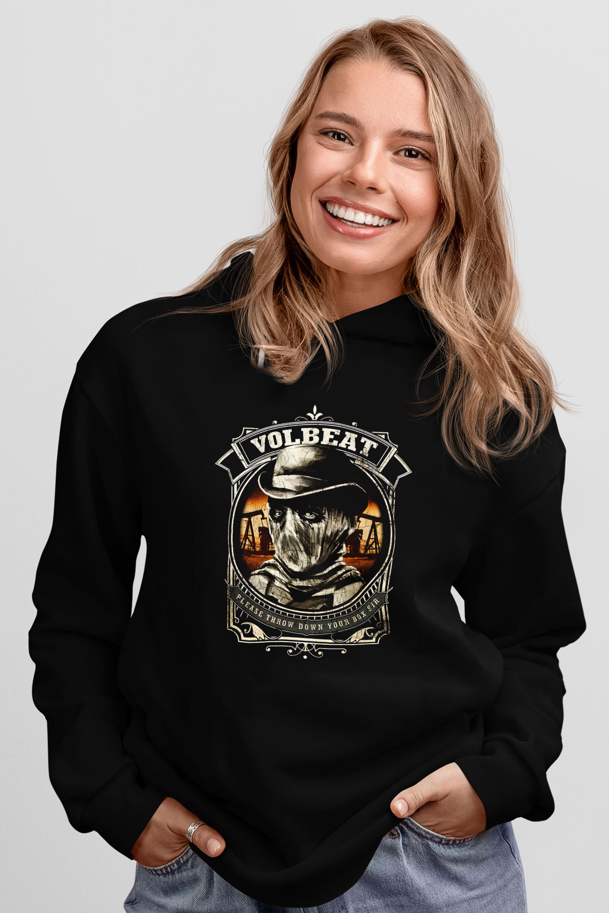 Volbeat Siyah Unisex Hoodie