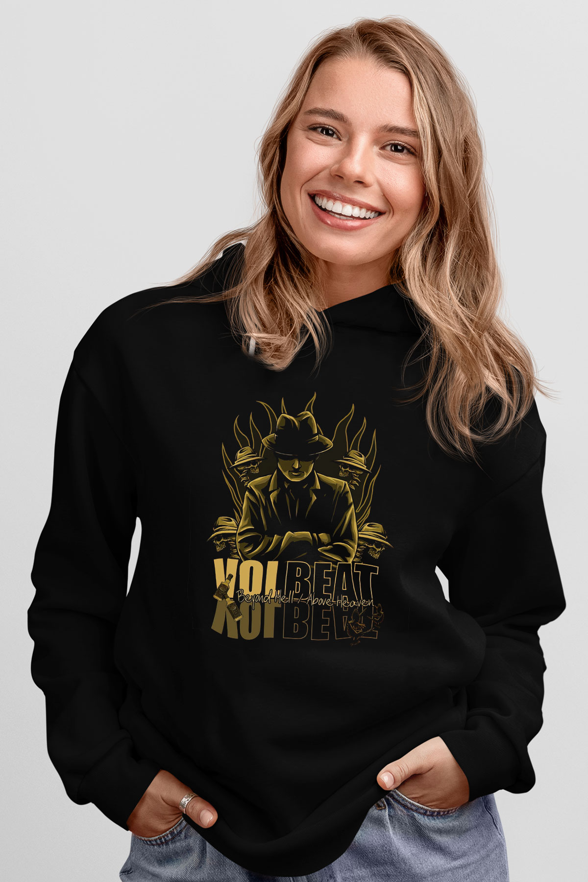 Volbeat Siyah Unisex Hoodie