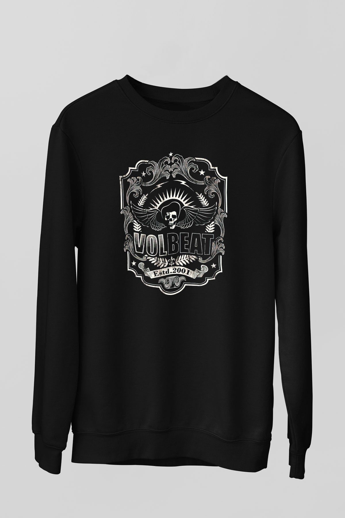 Volbeat Siyah Unisex Sweatshirt
