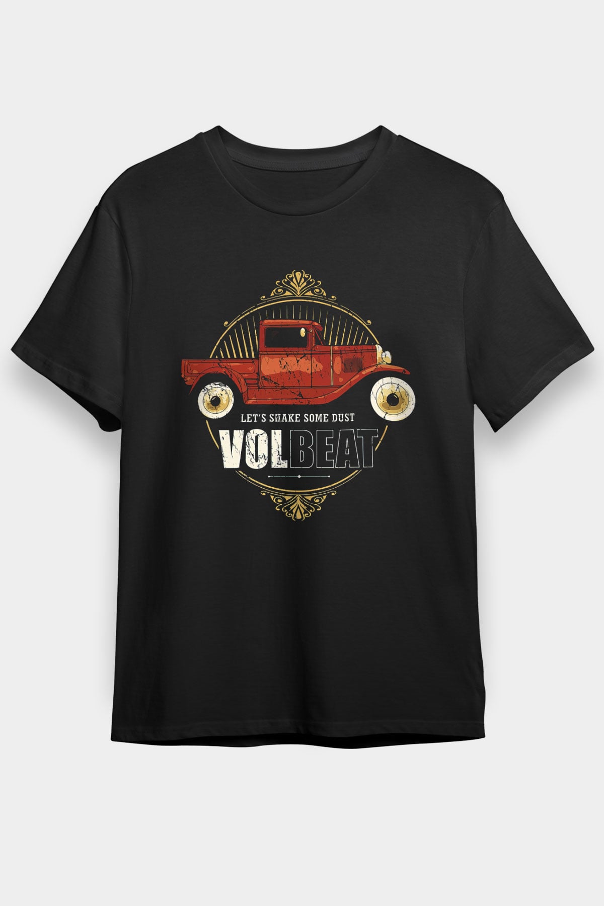 Volbeat Siyah Unisex Tişört T-Shirt - TişörtFabrikası