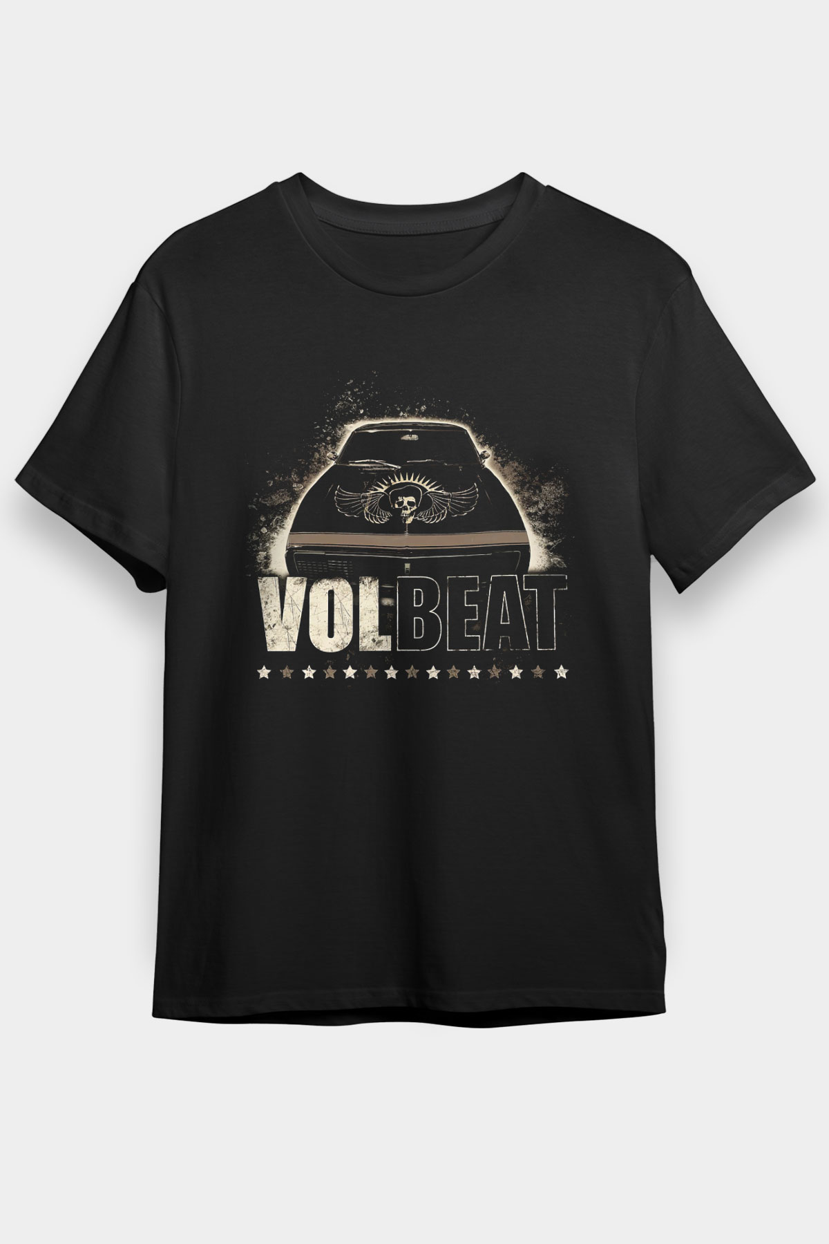 Volbeat Siyah Unisex Tişört T-Shirt - TişörtFabrikası