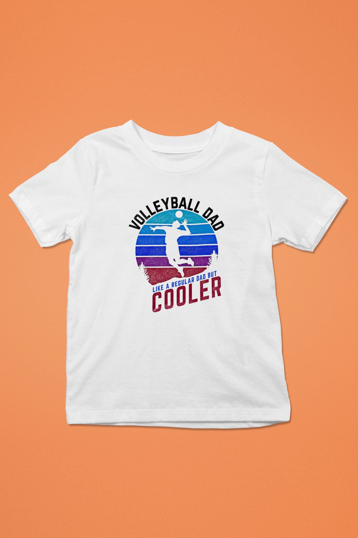 Voleybol Baskılı Unisex Beyaz Çocuk Tişört - Tshirt