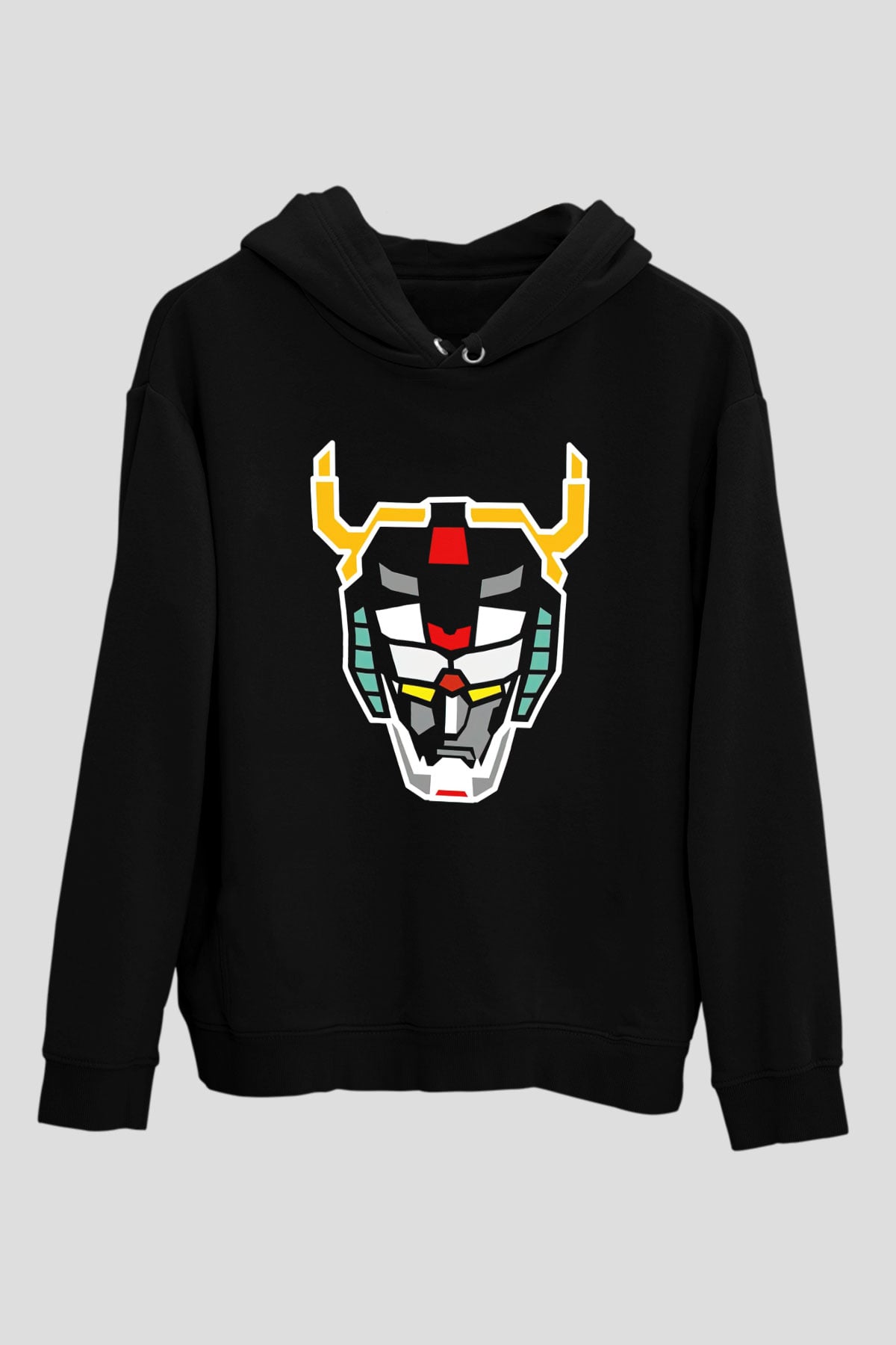Voltron Siyah Unisex Kapüşonlu Sweatshirt