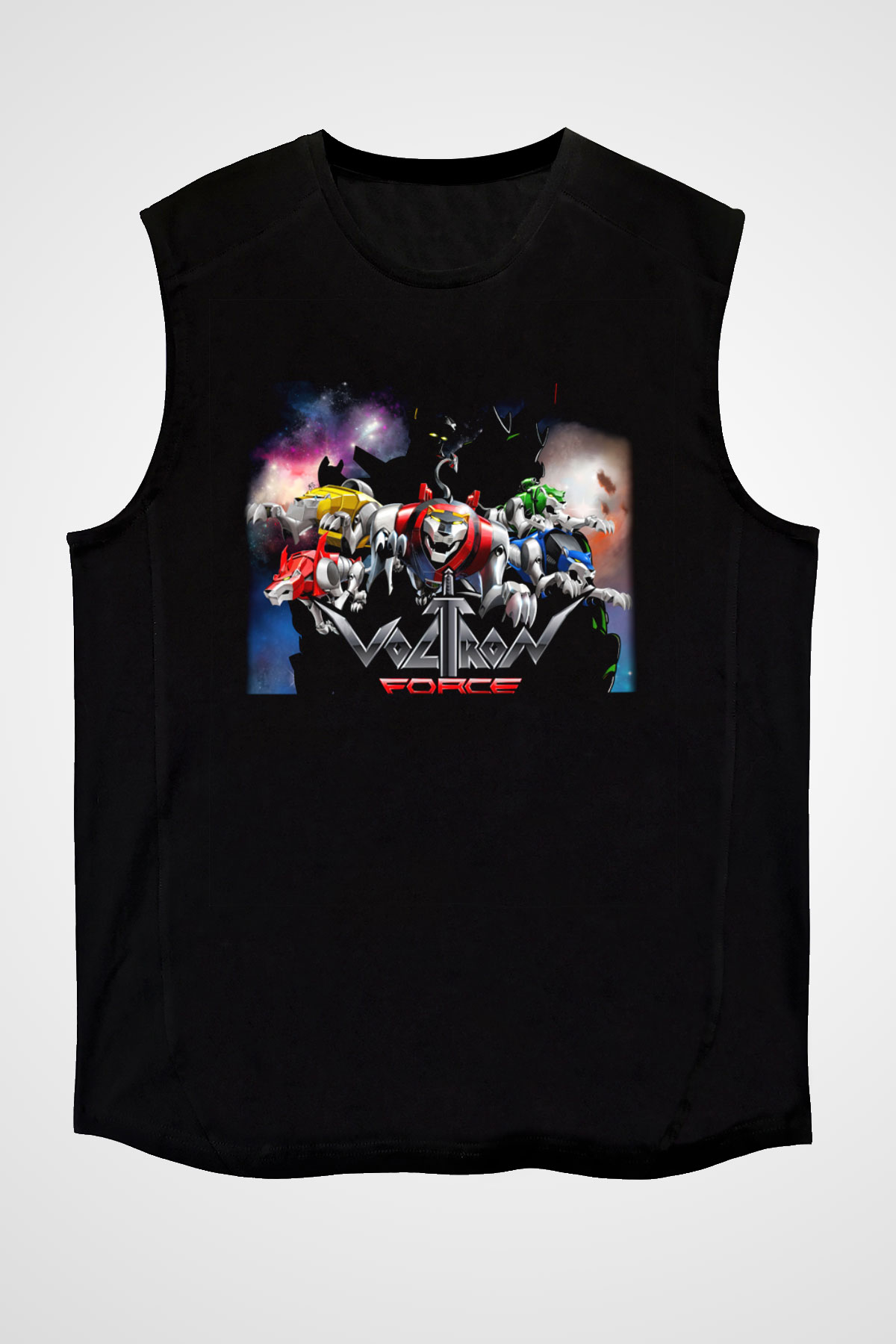 Voltron Siyah Unisex Kolsuz Tişört