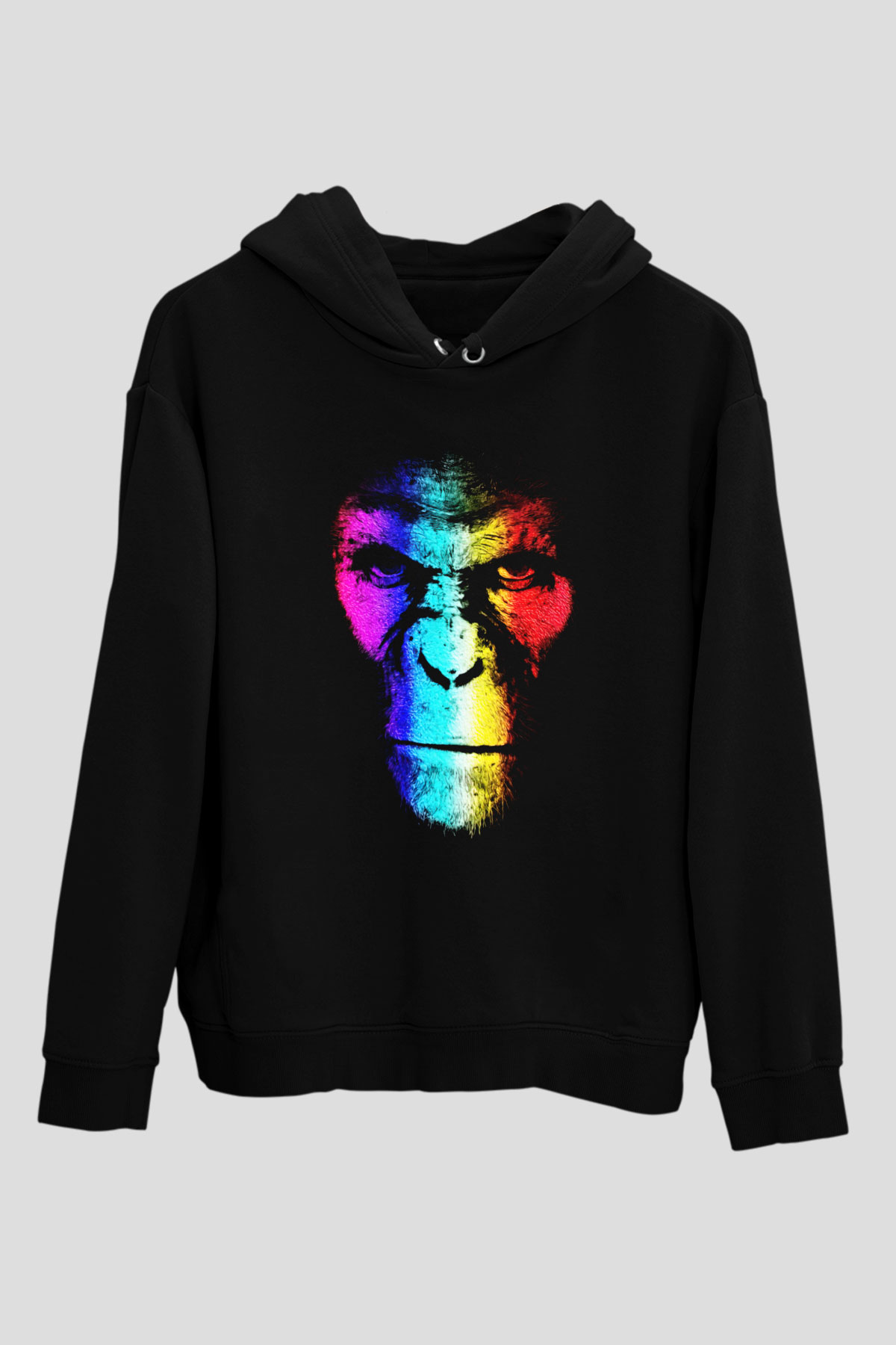War for the Planet of the Apes Maymunlar Cehennemi Siyah Unisex Hoodie