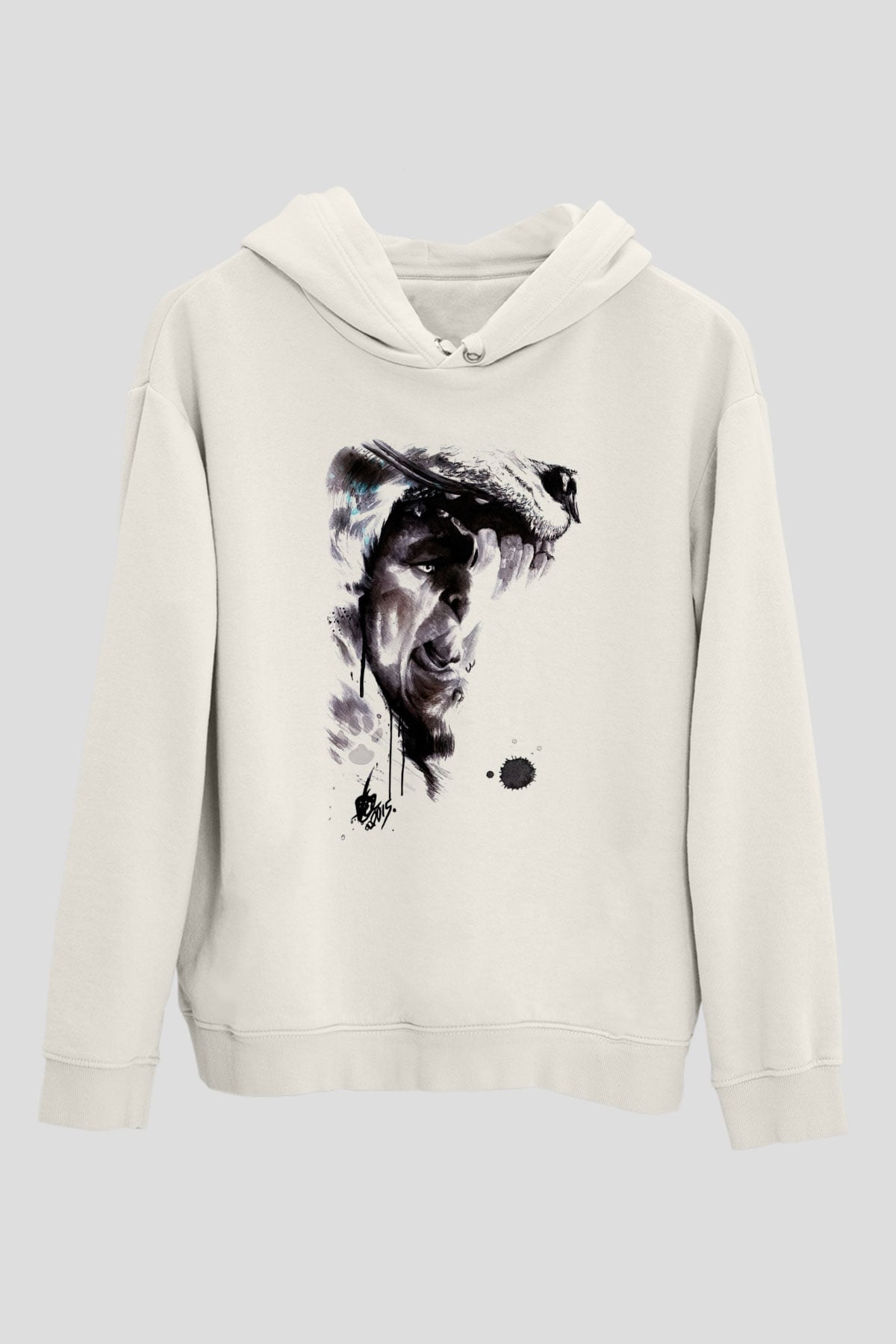 Warcraft Beyaz Unisex Hoodie