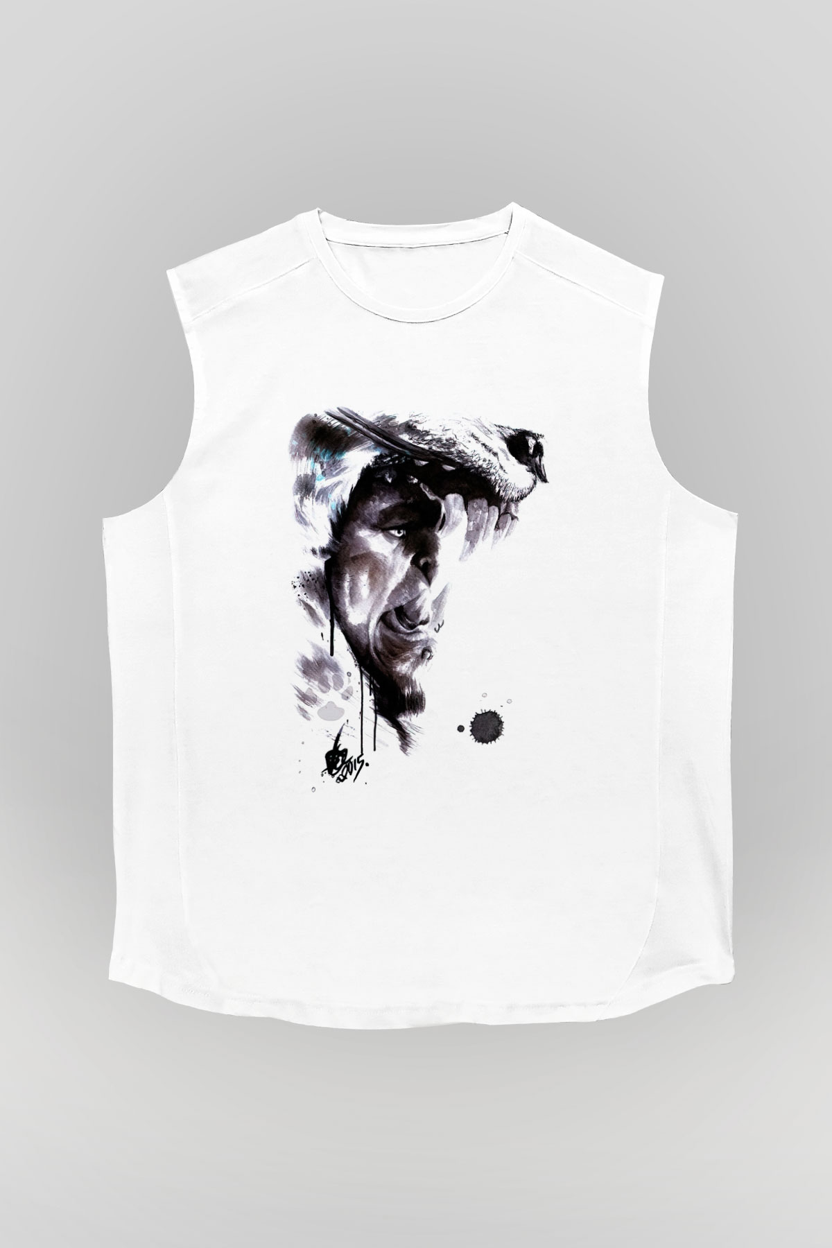 Warcraft Beyaz Unisex Kolsuz Tişört