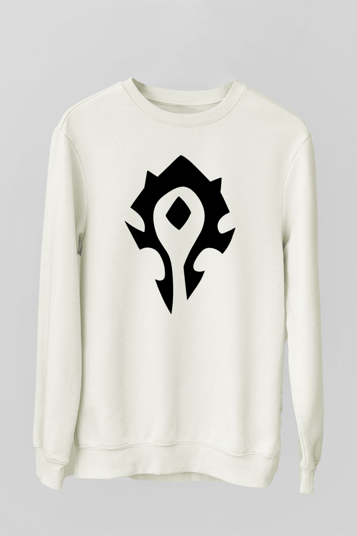 Warcraft Beyaz Unisex Sweatshirt
