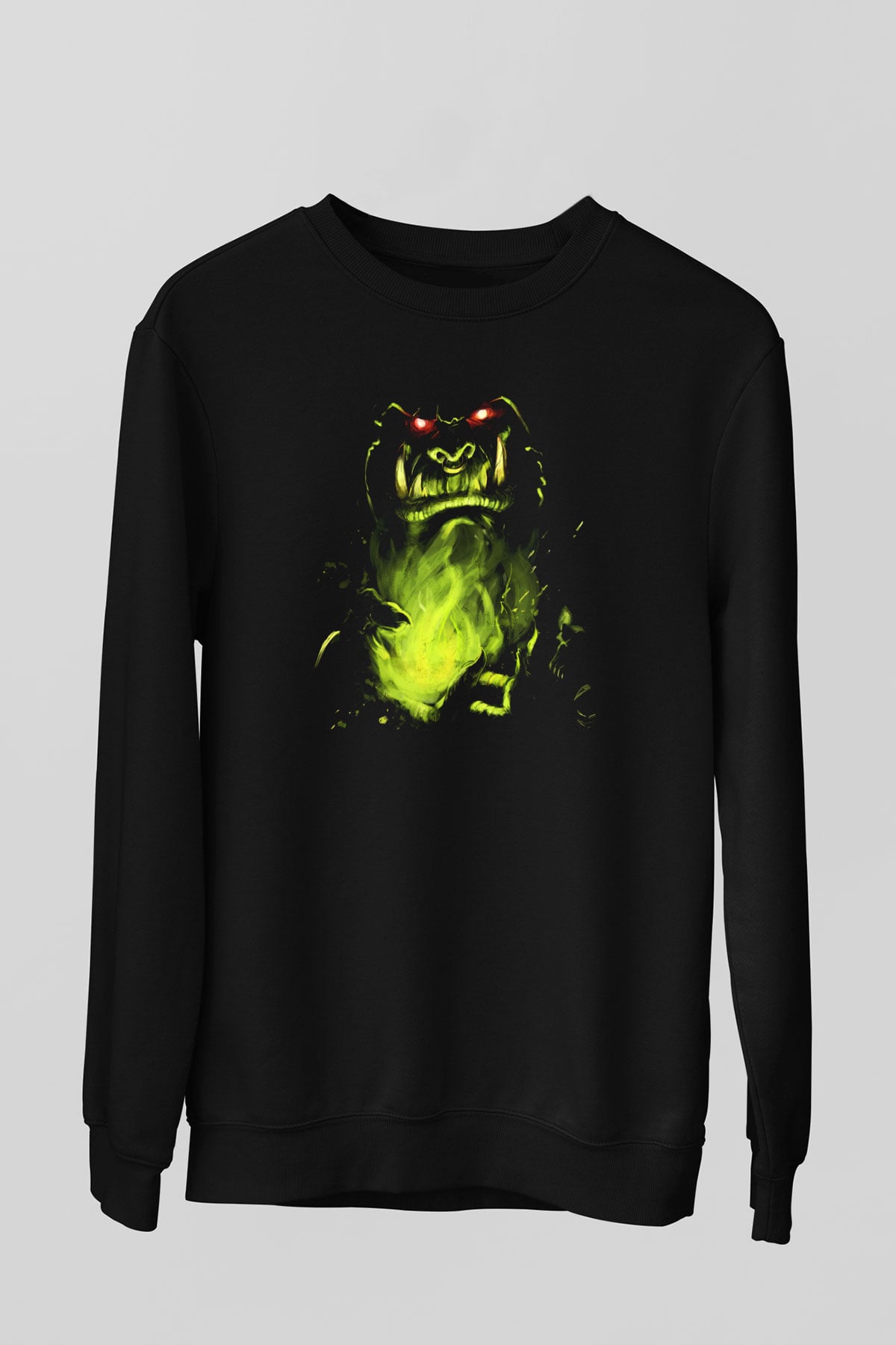 Warcraft Siyah Unisex Sweatshirt