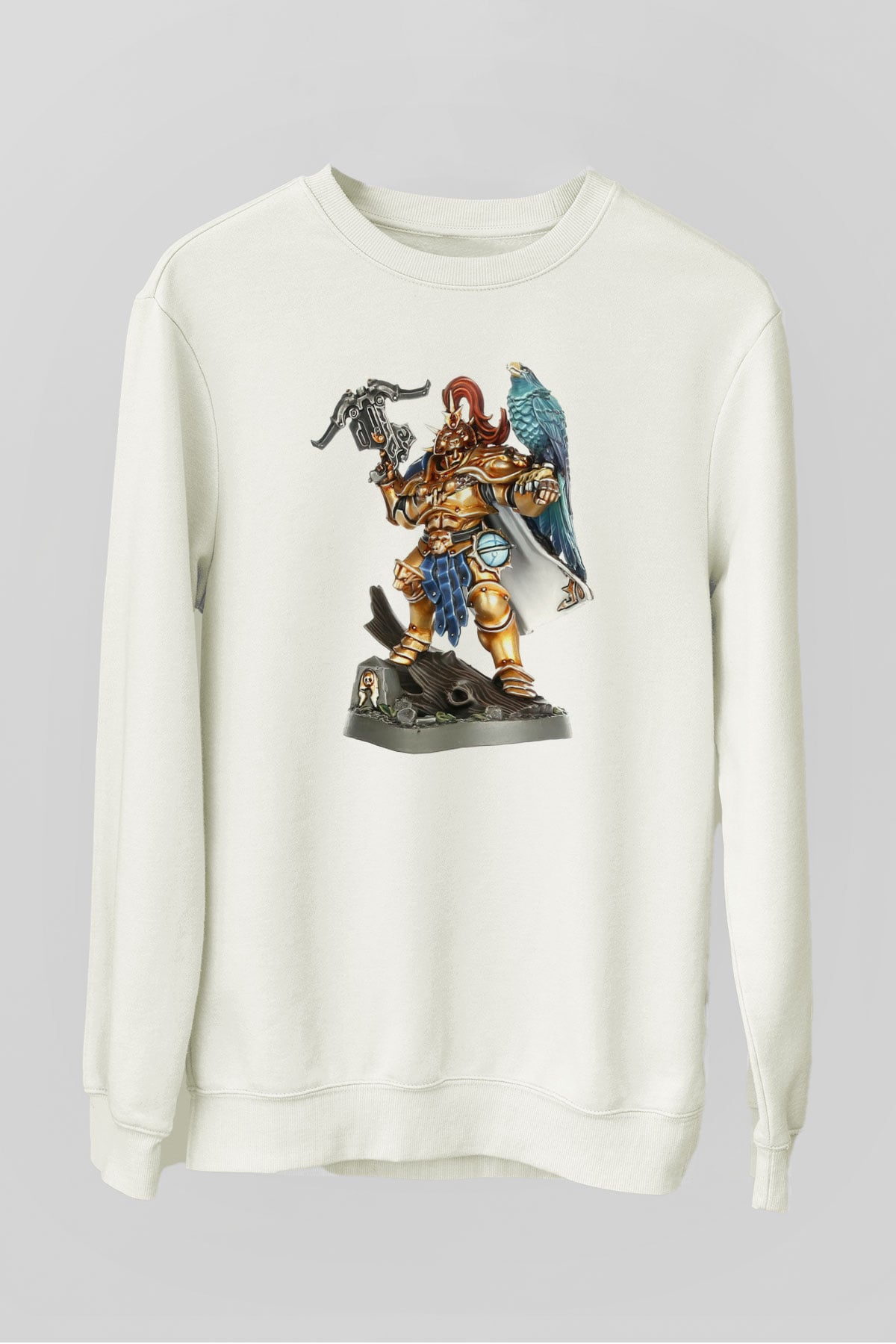 Warhammer Beyaz Unisex Sweatshirt