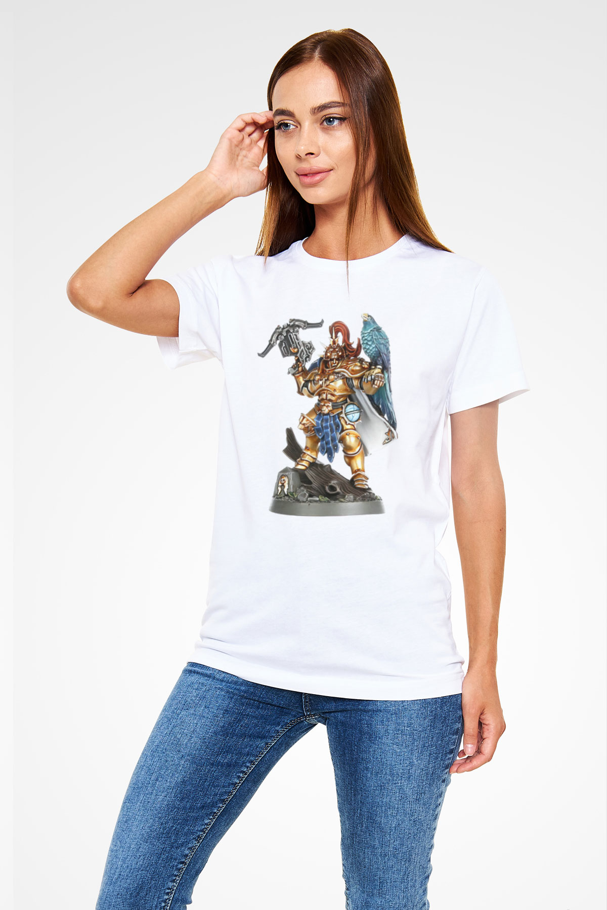 Warhammer Beyaz Unisex Tişört T-Shirt