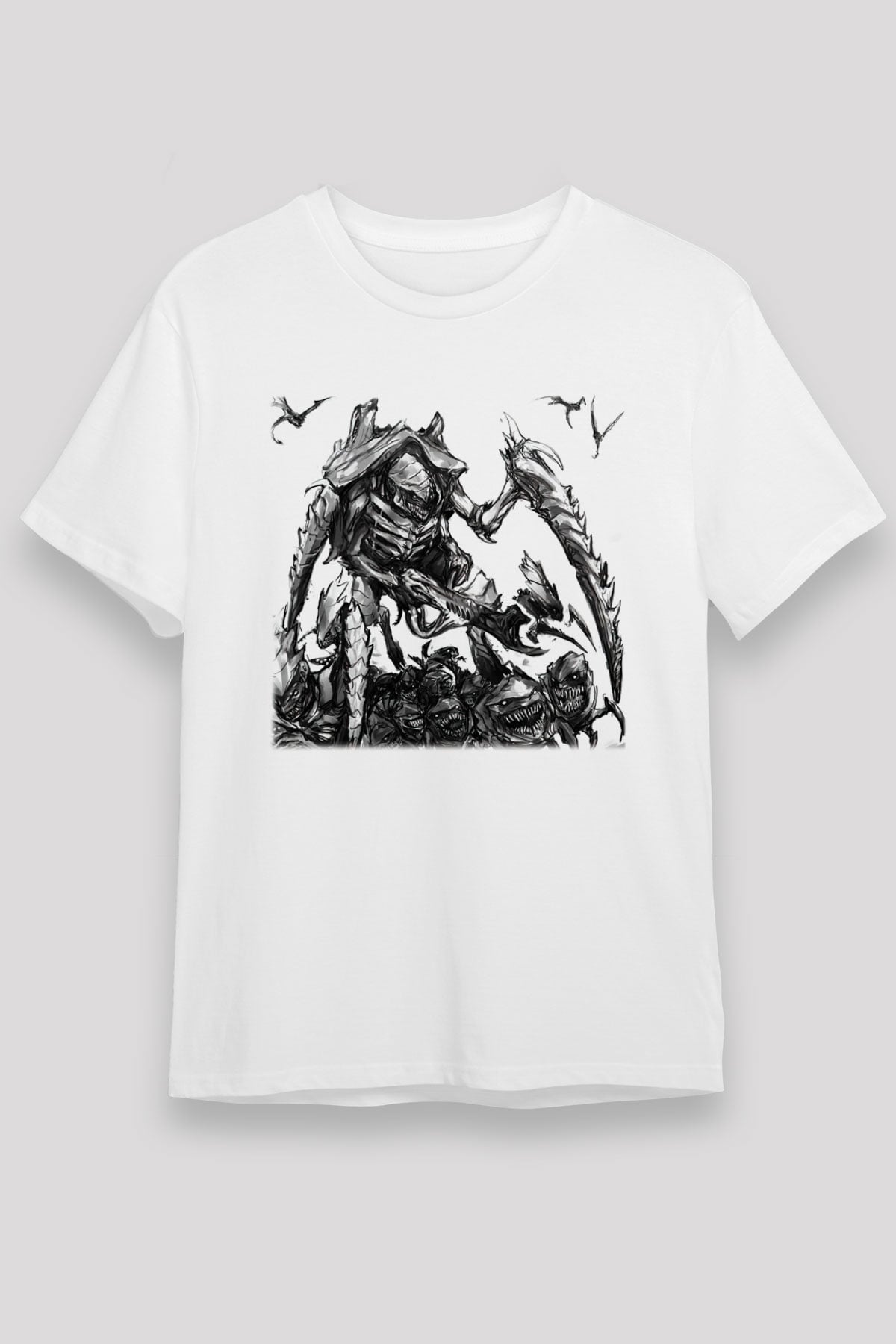 Warhammer Beyaz Unisex Tişört T-Shirt