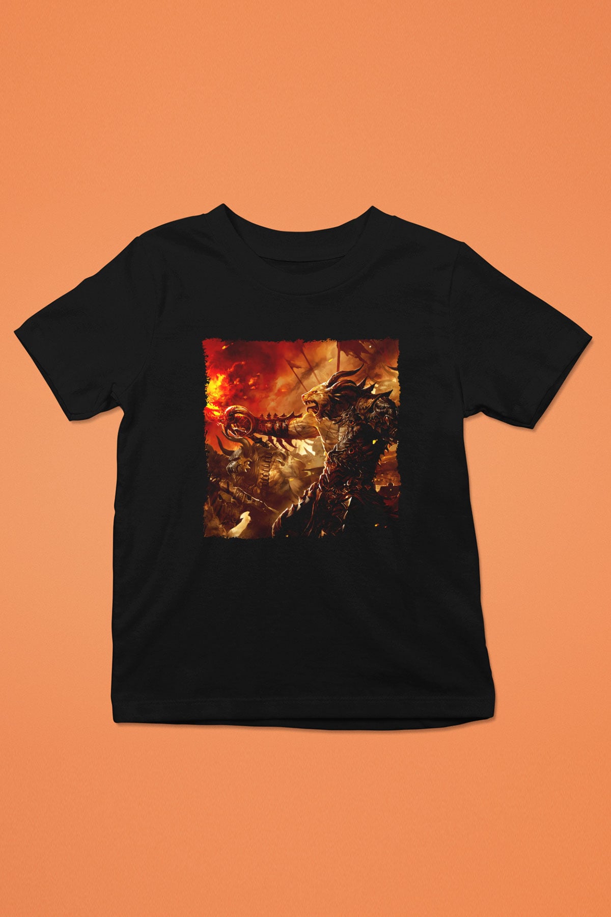 Warhammer Siyah Unisex Çocuk Tişört