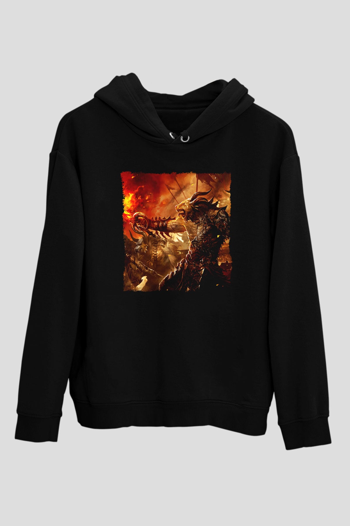 Warhammer Siyah Unisex Hoodie