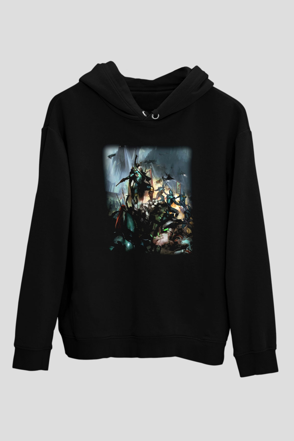 Warhammer Siyah Unisex Hoodie