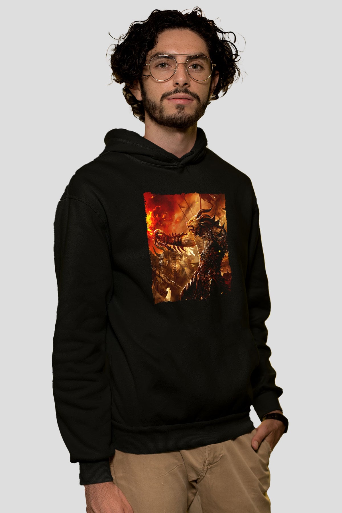 Warhammer Siyah Unisex Hoodie