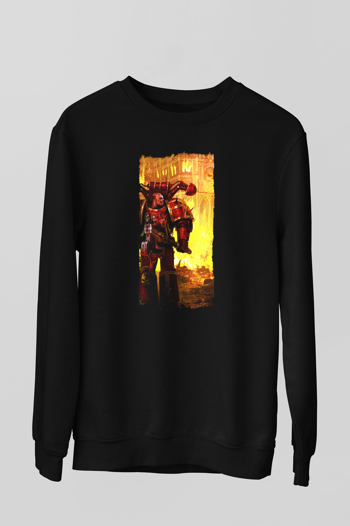 Warhammer Siyah Unisex Sweatshirt