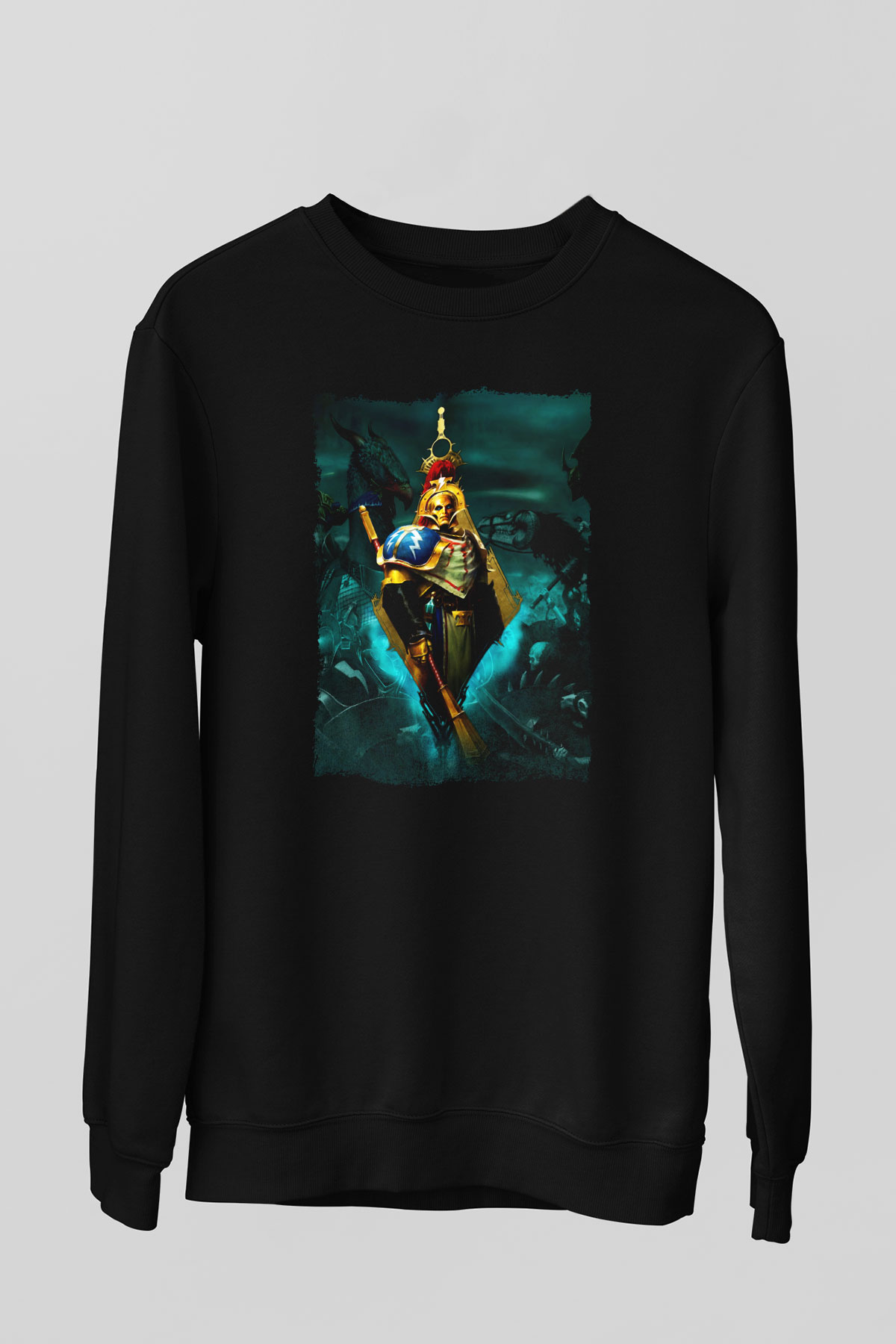 Warhammer Siyah Unisex Sweatshirt