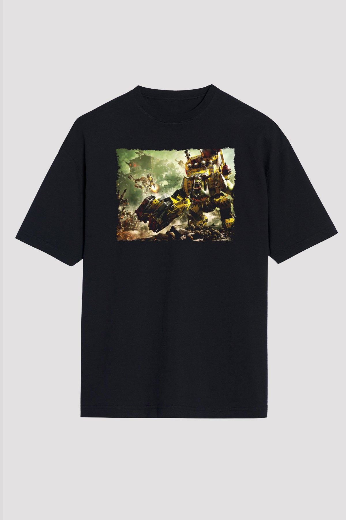 Warhammer Siyah Oversize Tişört Oversize T-shirt