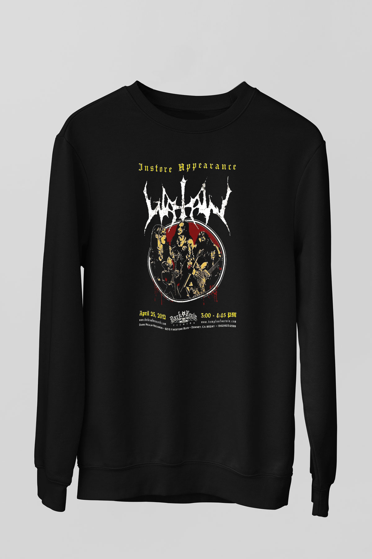 Watain Siyah Unisex Sweatshirt