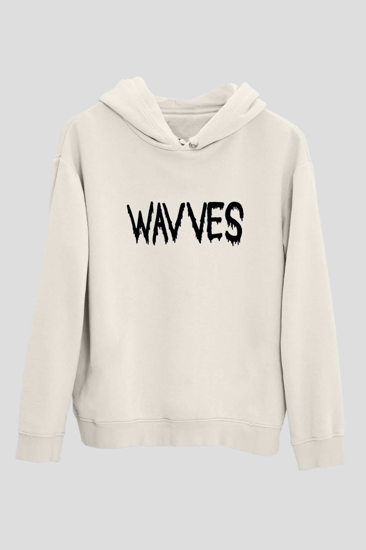 Wavves Beyaz Unisex Hoodie