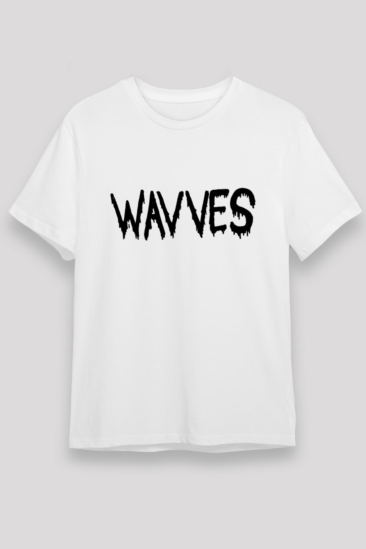Wavves Beyaz Unisex Tişört T-Shirt - TişörtFabrikası