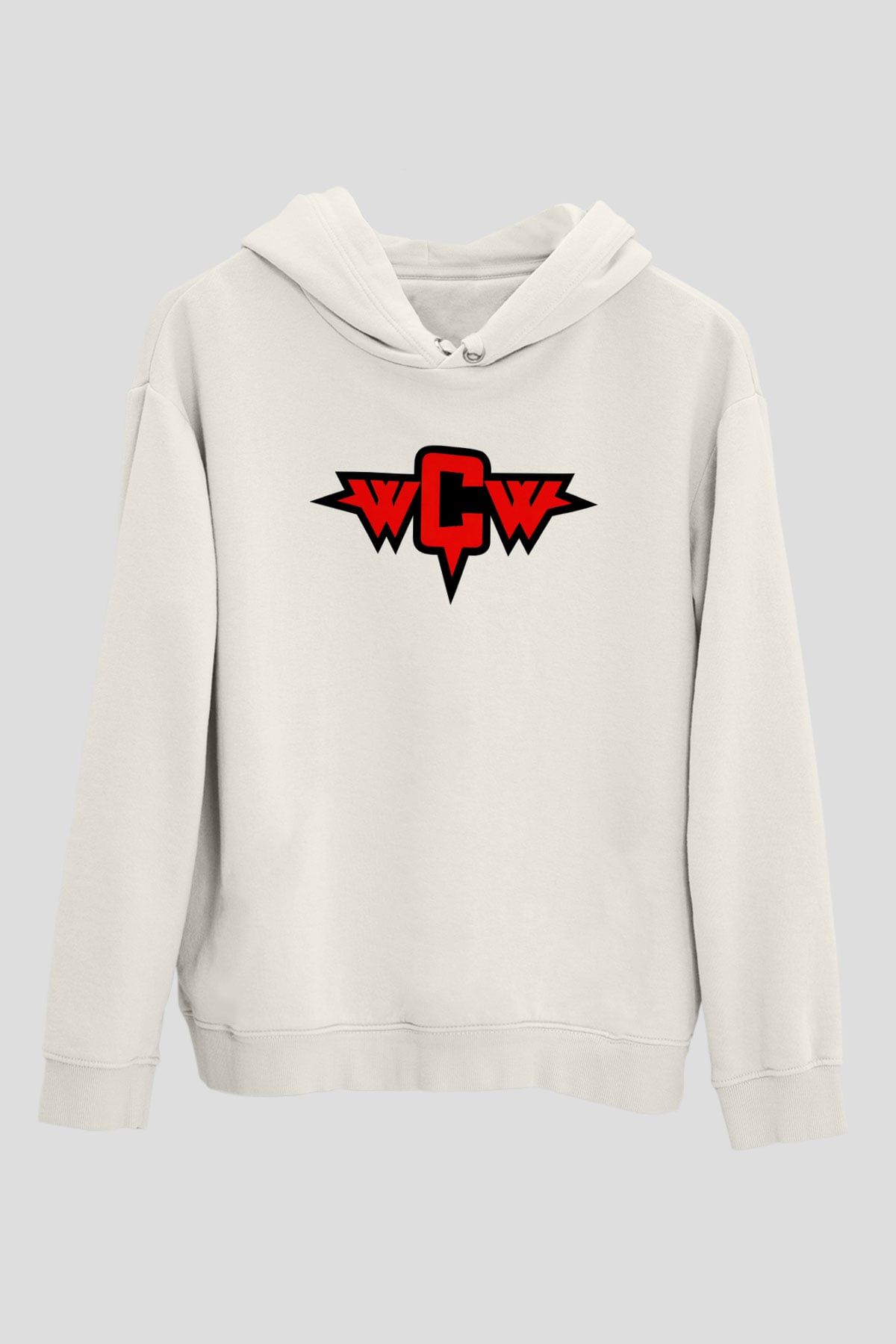 WCW Beyaz Unisex Hoodie