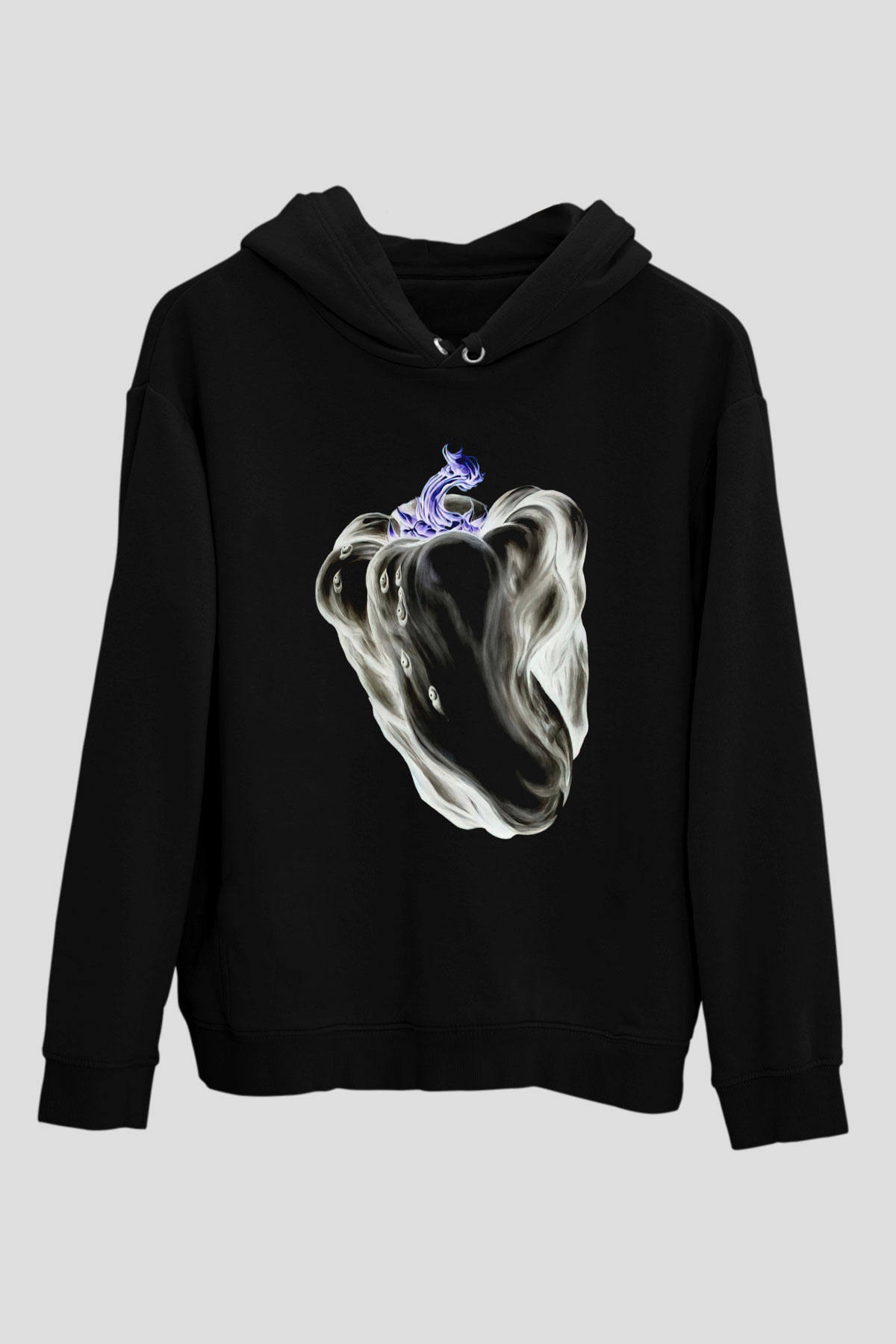 Ween Siyah Unisex Kapşonlu Sweatshirt