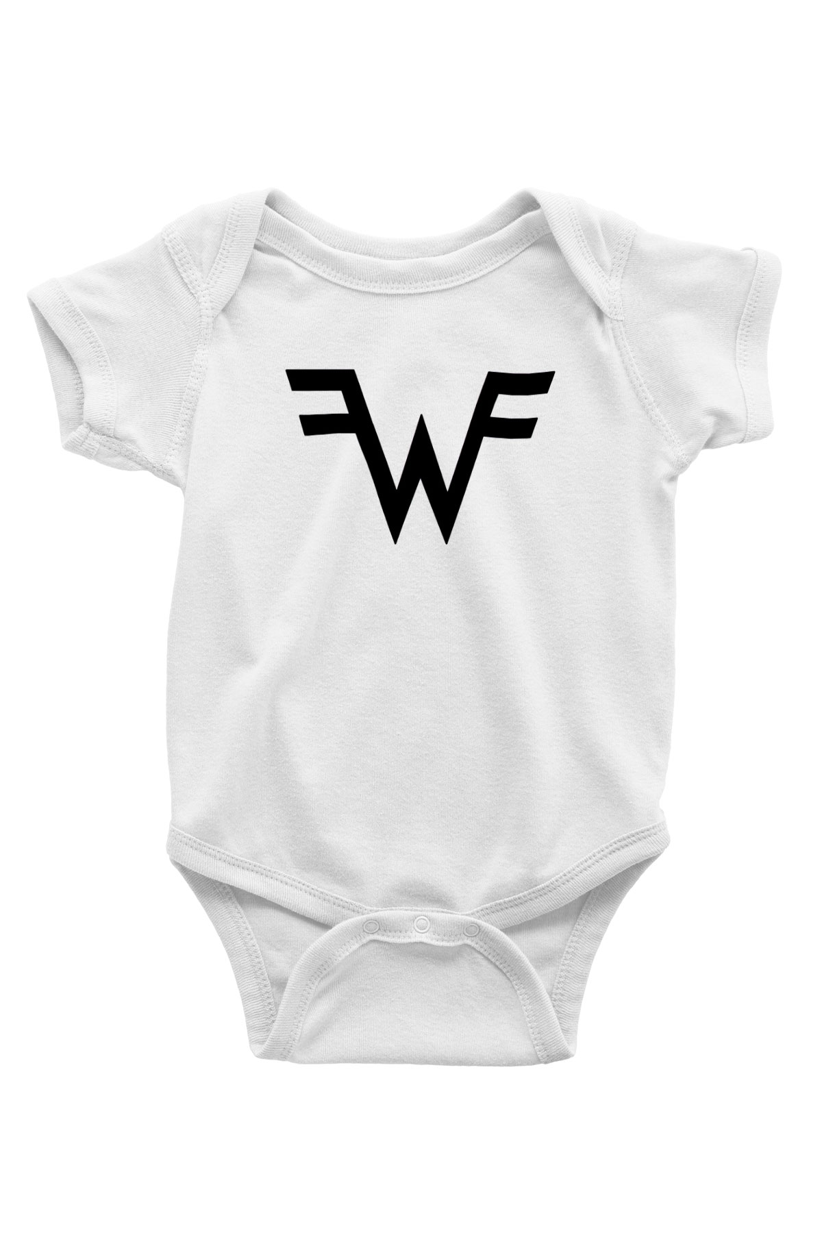 Weezer Baskılı Beyaz Unisex Bebek Body - Zıbın