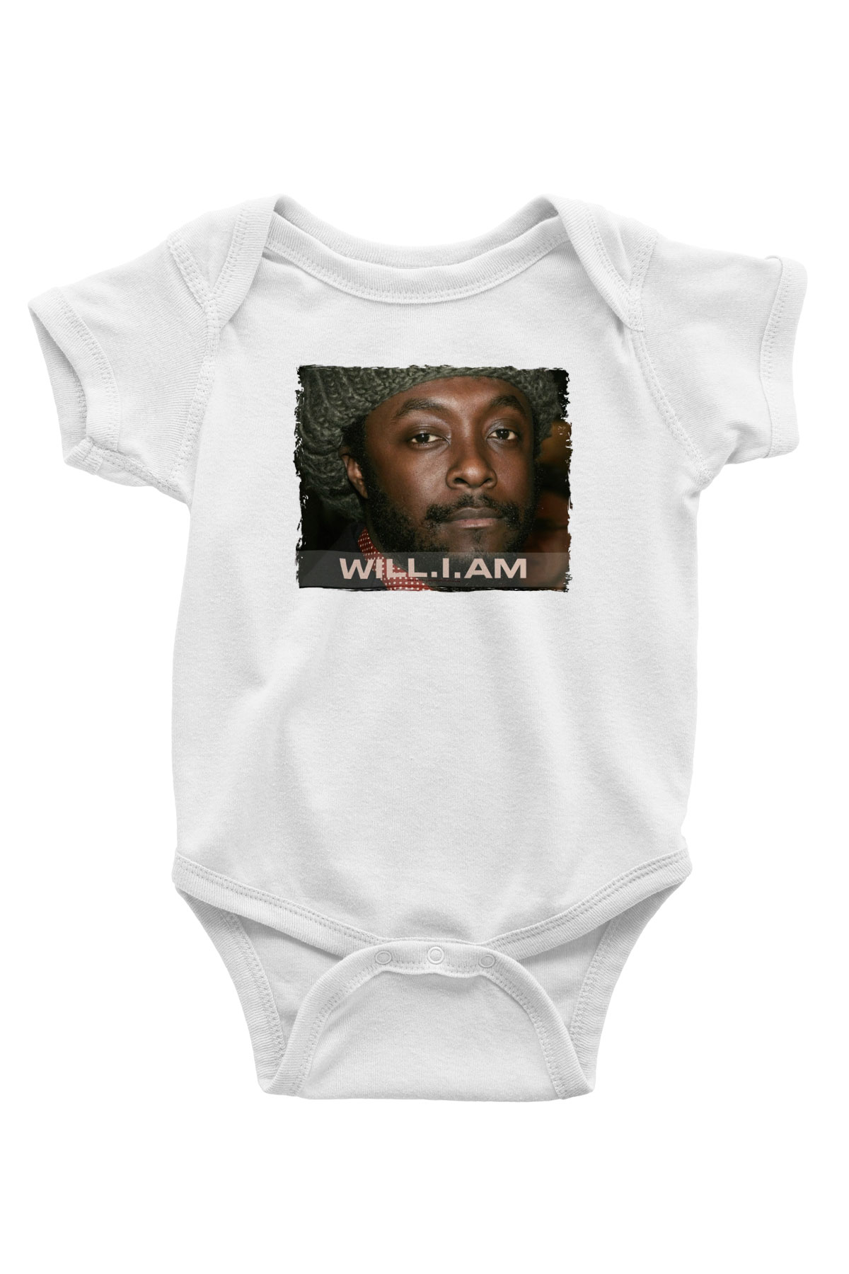 Will.I.Am Beyaz Bebek Body - Zıbın