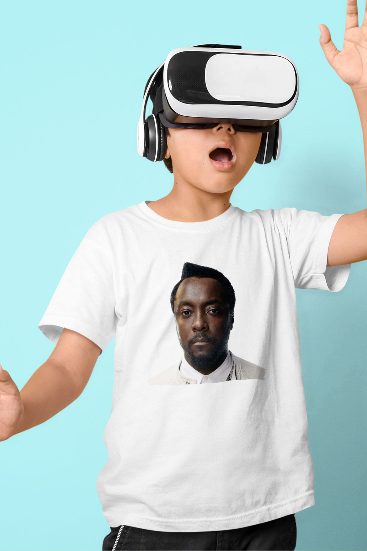 Will.I.Am Beyaz Unisex Çocuk Tişört
