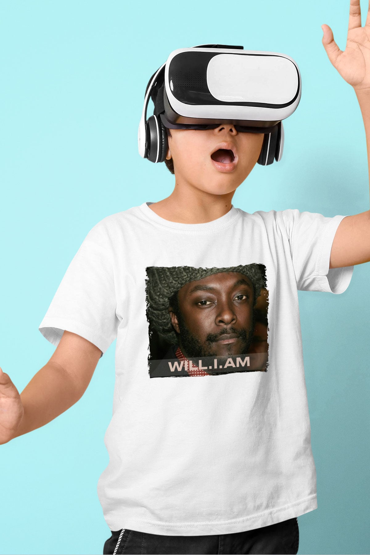 Will.I.Am Beyaz Unisex Çocuk Tişört