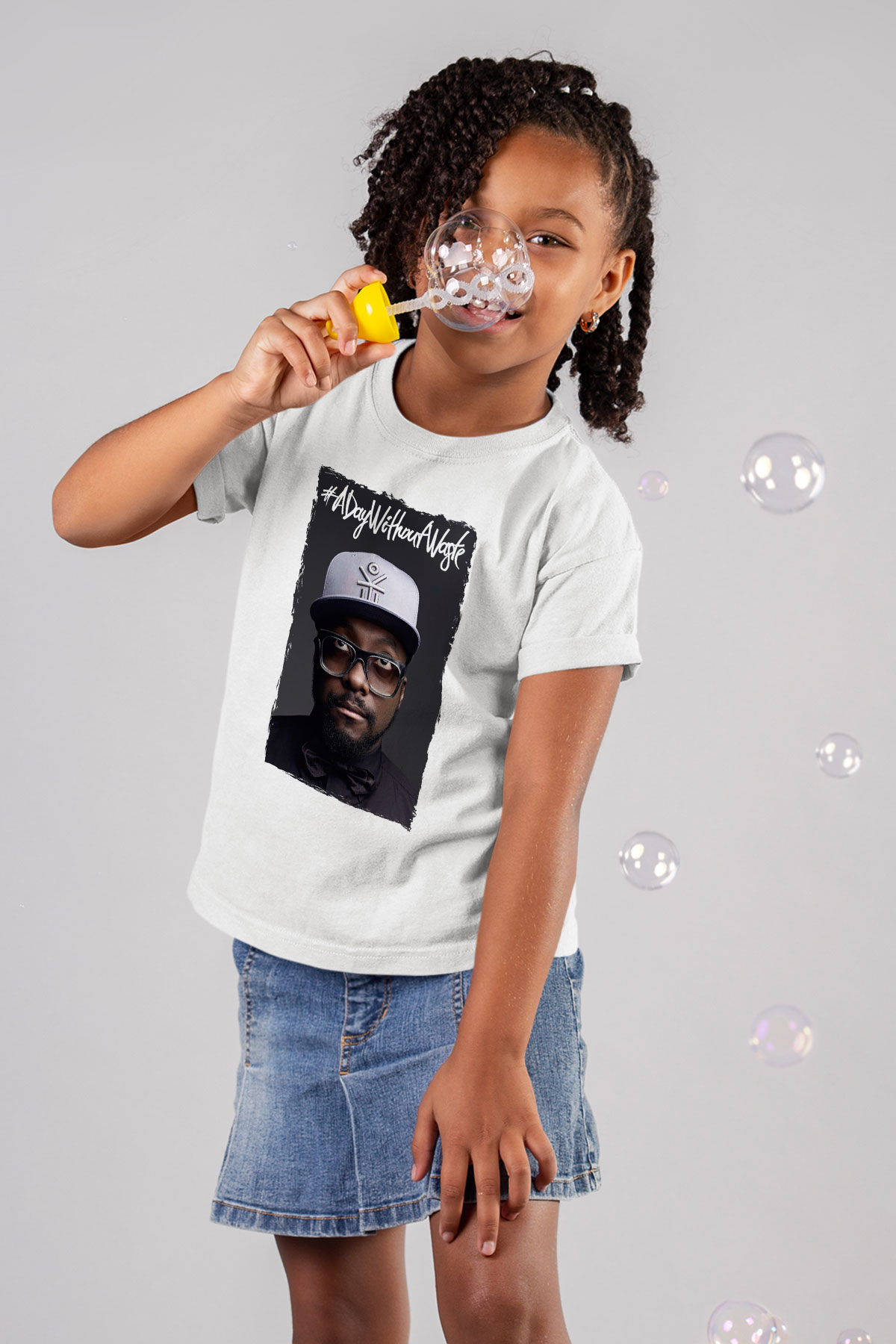 Will.I.Am Beyaz Unisex Çocuk Tişört