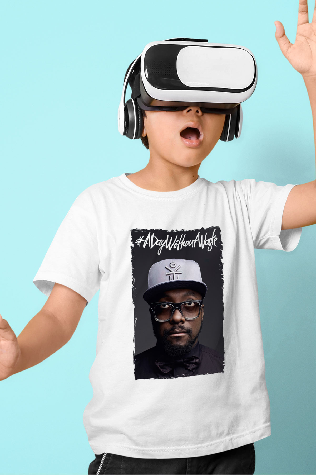 Will.I.Am Beyaz Unisex Çocuk Tişört