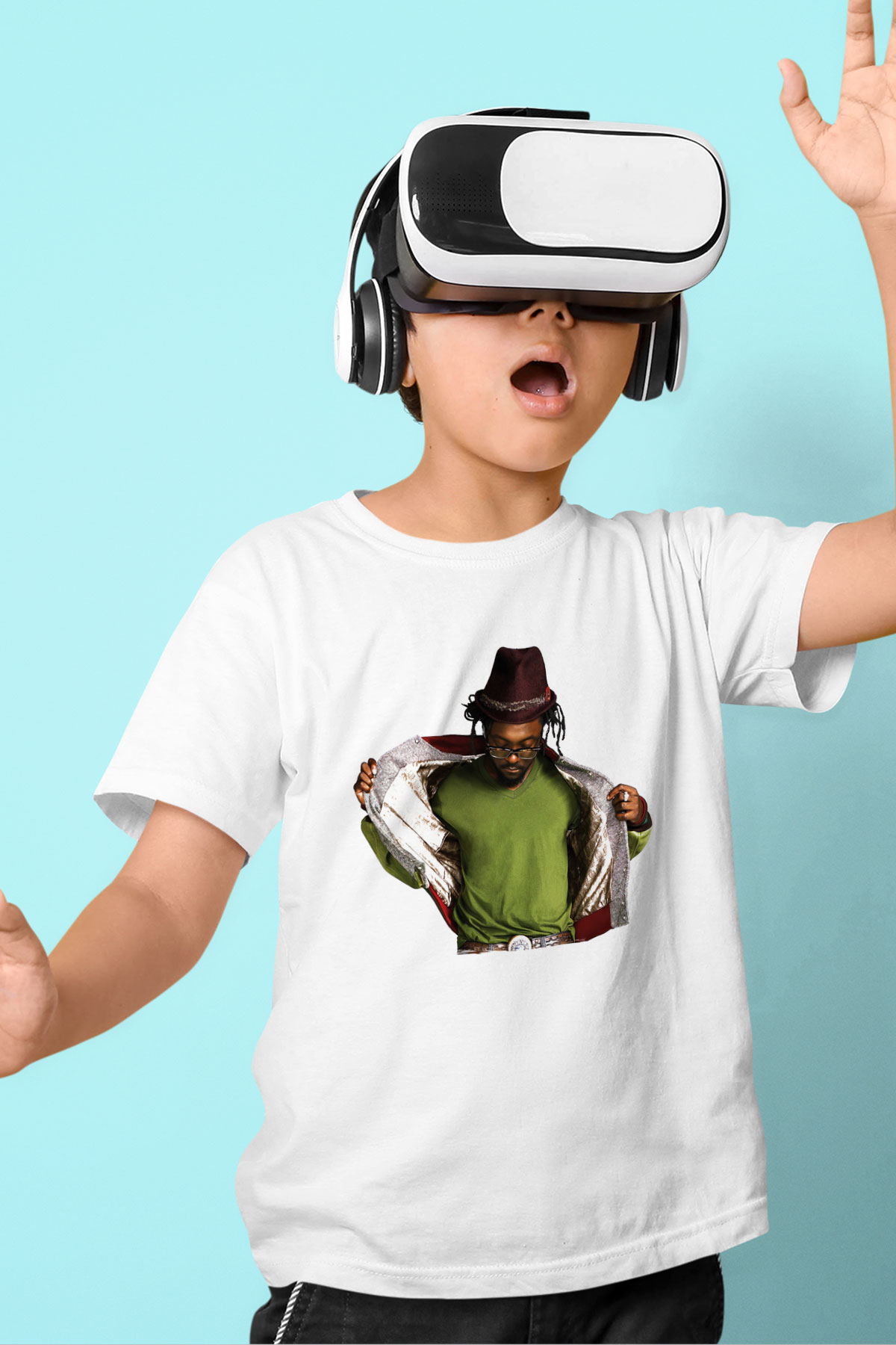 Will.I.Am Beyaz Unisex Çocuk Tişört