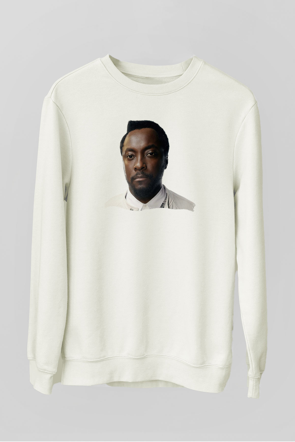 Will.I.Am Beyaz Unisex Sweatshirt