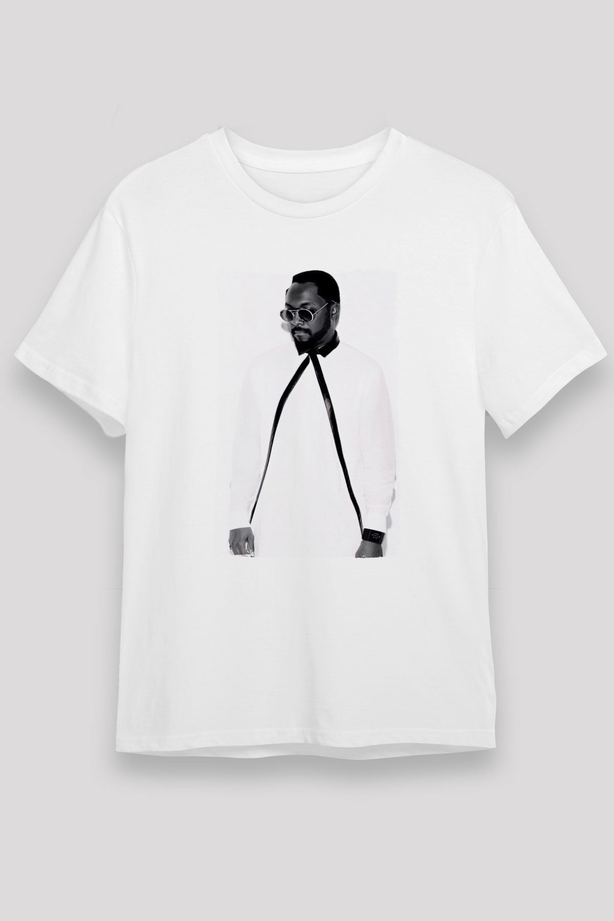 Will.I.Am Beyaz Unisex Tişört T-Shirt - TişörtFabrikası