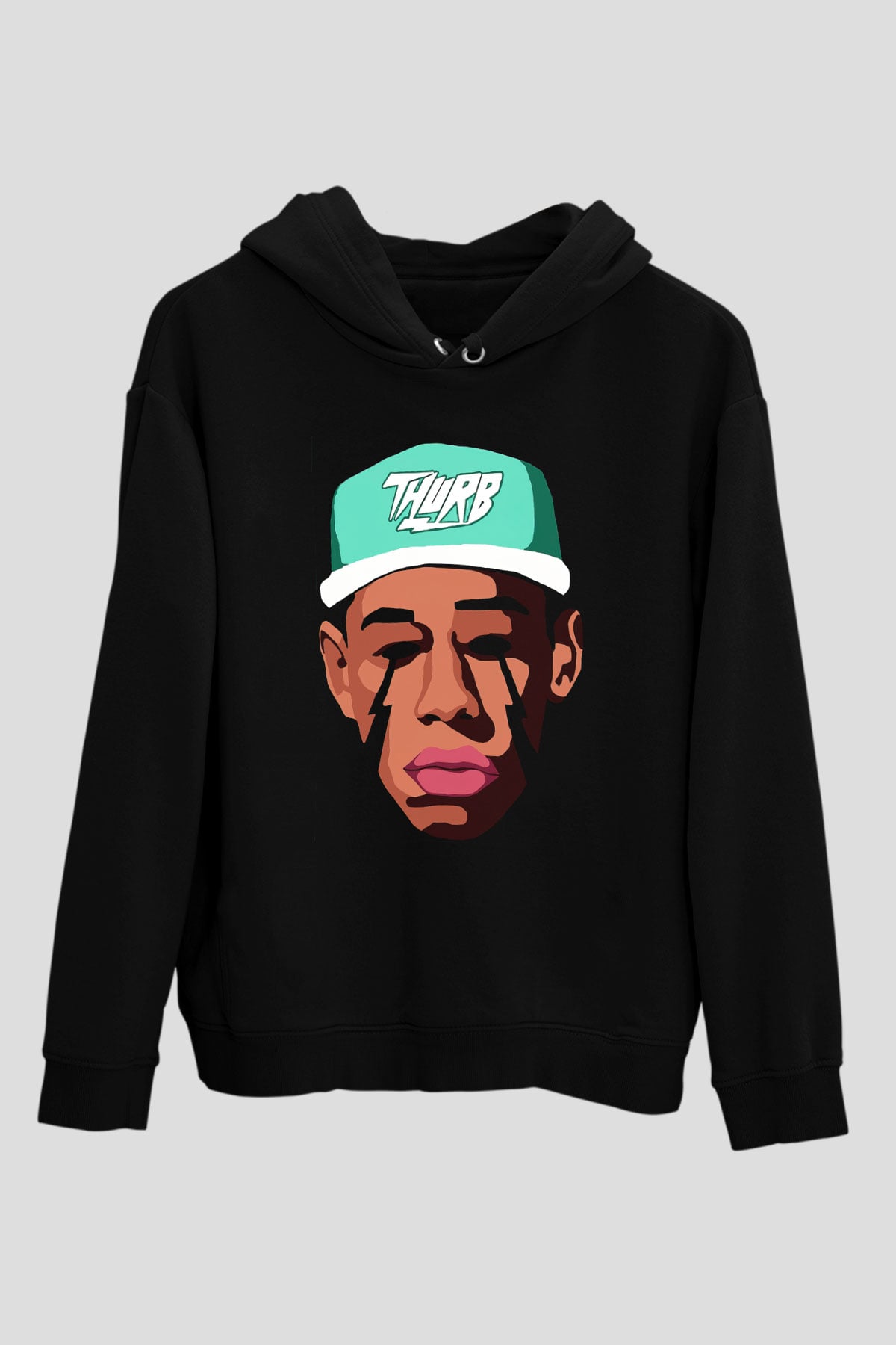 Will.I.Am Siyah Unisex Hoodie