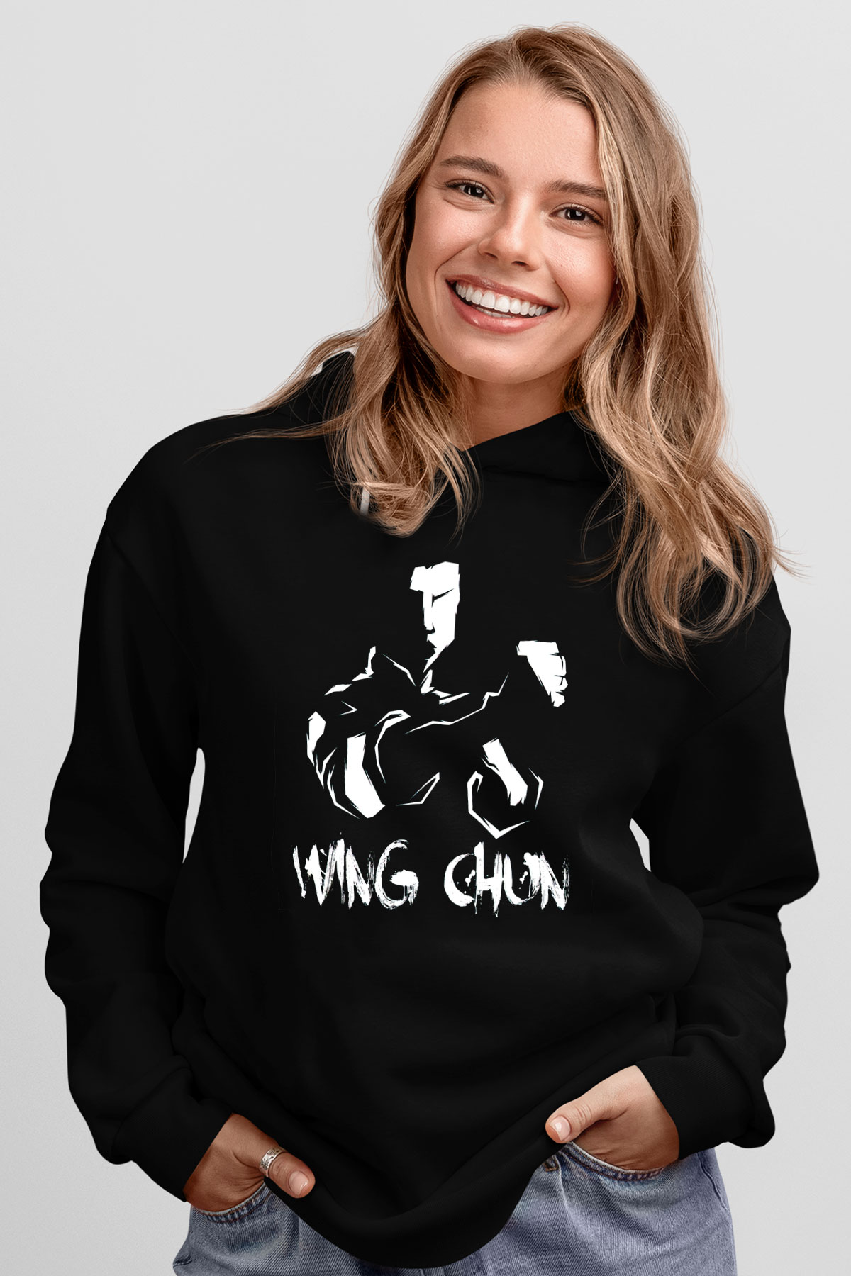 Wing ChunSiyah  Unisex Hoodie