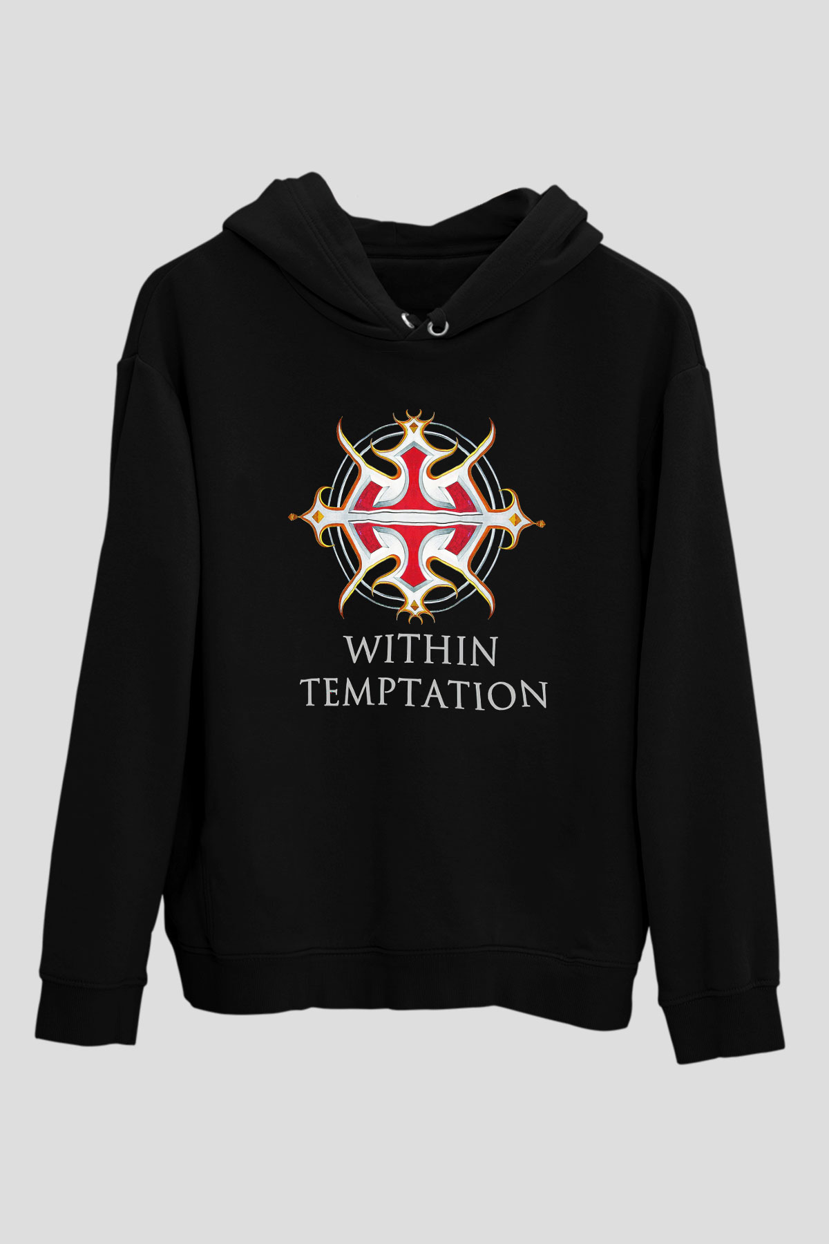 Within Temptation Siyah Unisex Hoodie