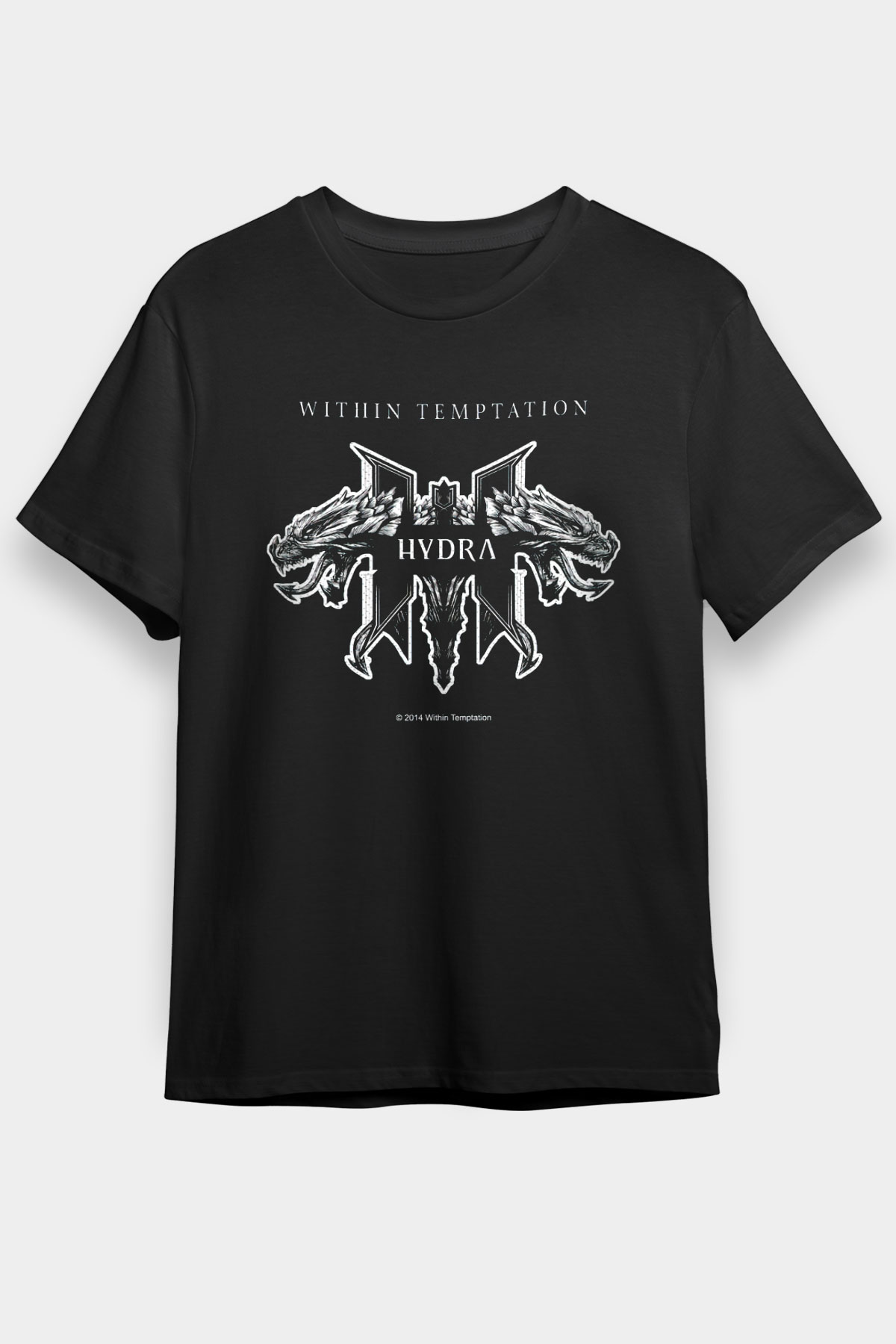 Within Temptation Siyah Unisex Tişört T-Shirt - TişörtFabrikası