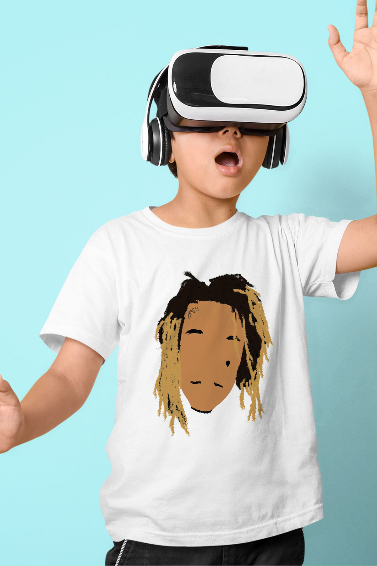 Wiz Khalifa Beyaz Unisex Çocuk Tişört